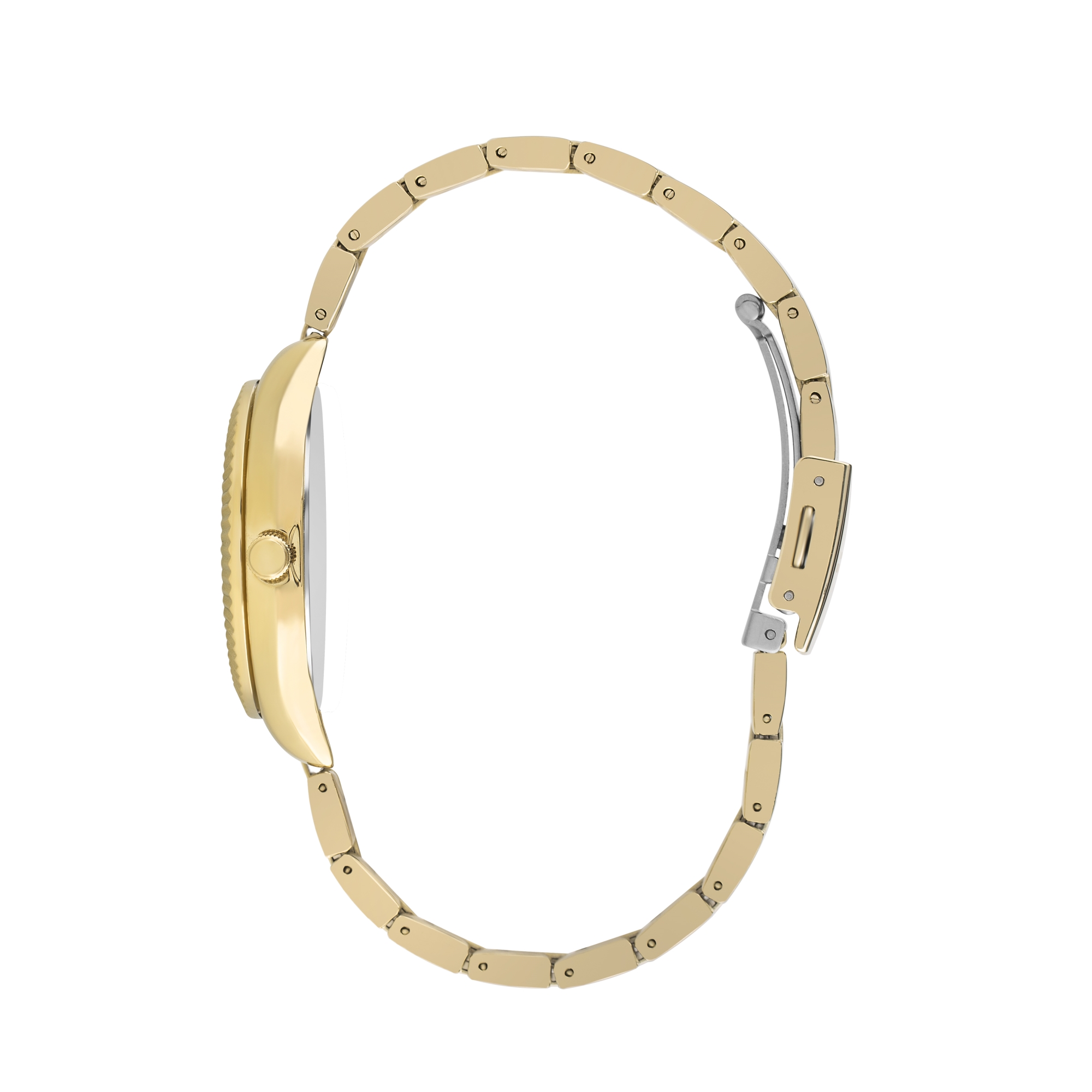 LEE COOPER-Women's Silver 32mm watch w/White Dial