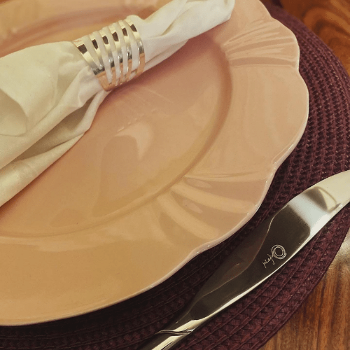 Oxford Soleil Blush 20 Pieces Dinnerware Set Service for 4