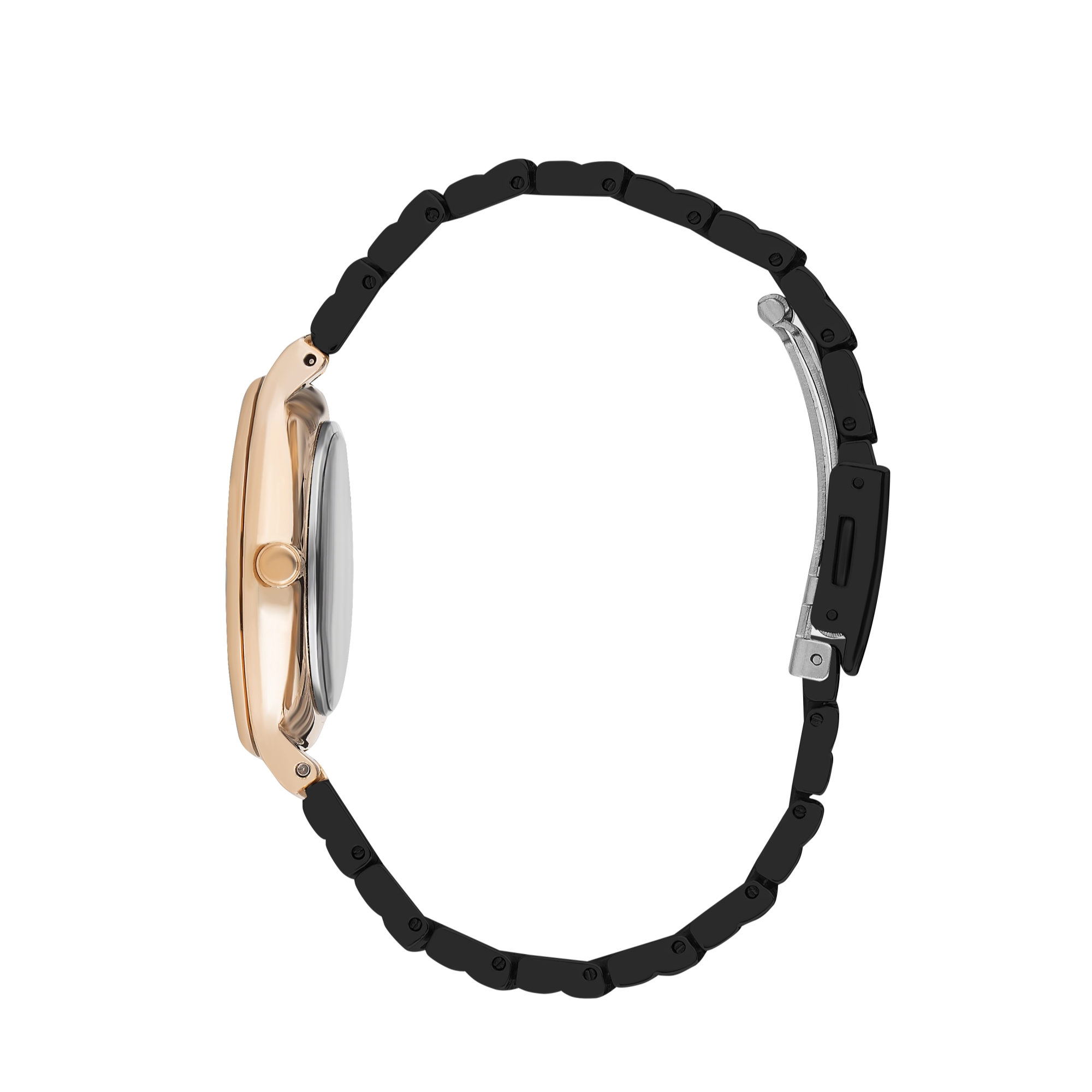 LEE COOPER-Women's Yellow Gold 35mm watch w/White Dial