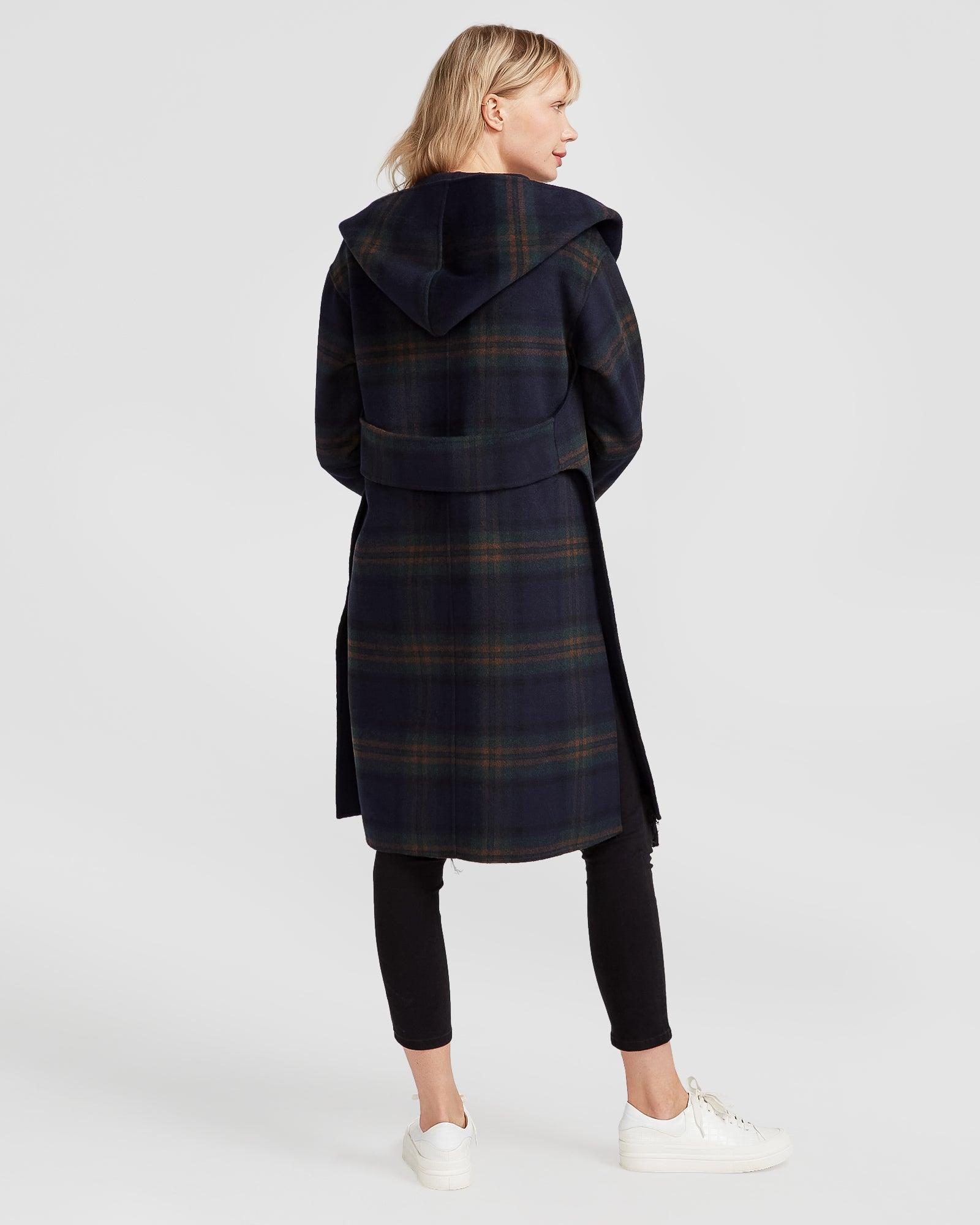 Belle & Bloom Walk This Way Wool Blend Oversized Coat