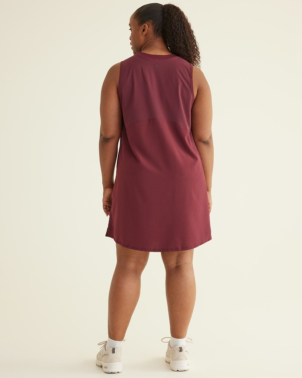 Mix-Media Sleeveless Dress, Hyba
