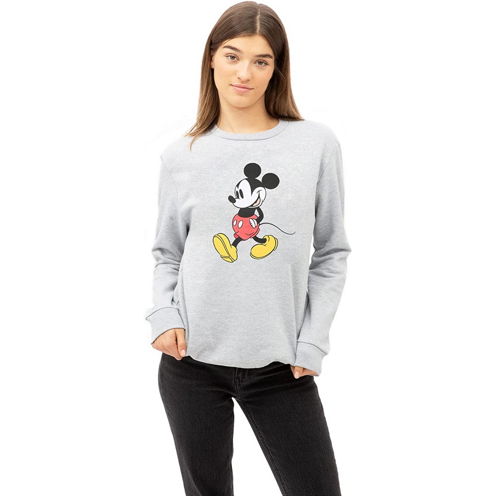 Disney - Womens/Ladies Strides Mickey Mouse Washed Sweatshirt
