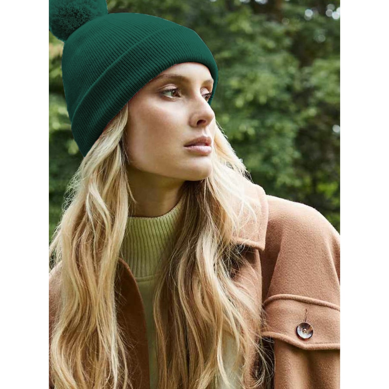 Beechfield - Unisex Adult Original Pom Pom Beanie