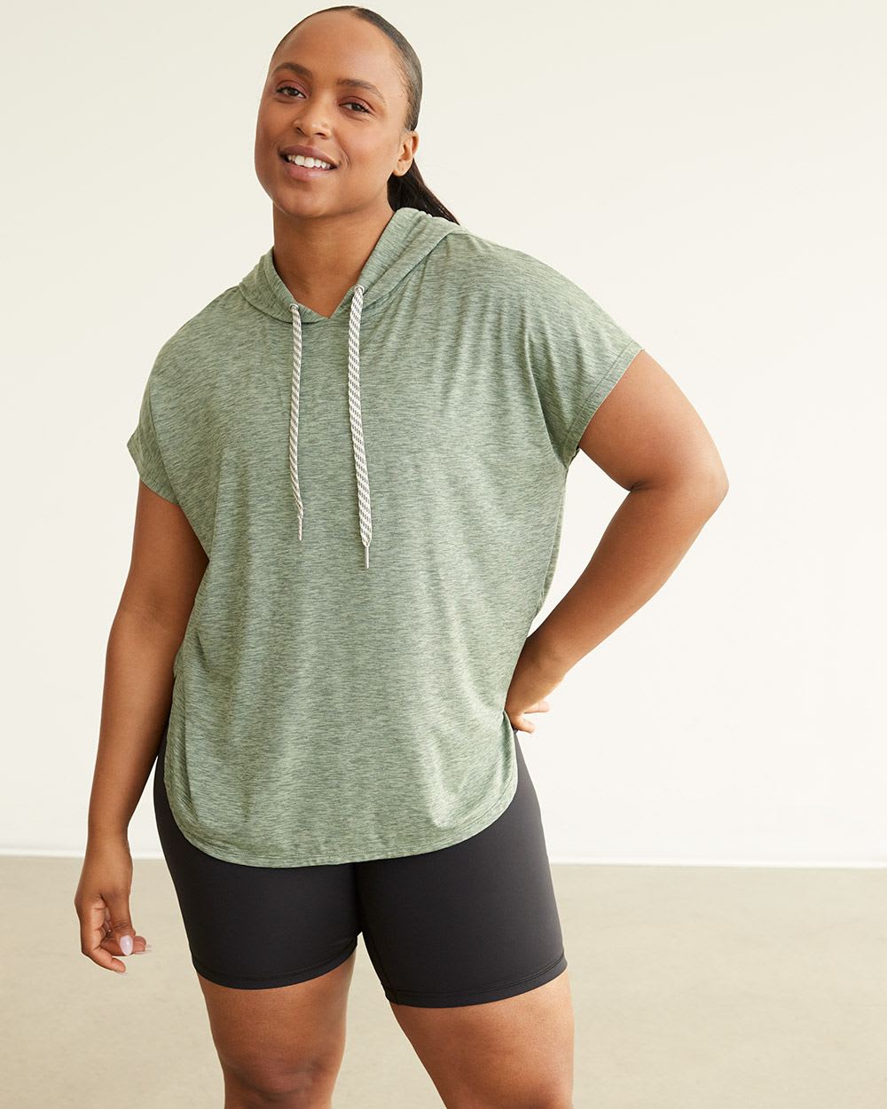 Short-Sleeve Hoodie, Dry Lux Hyba