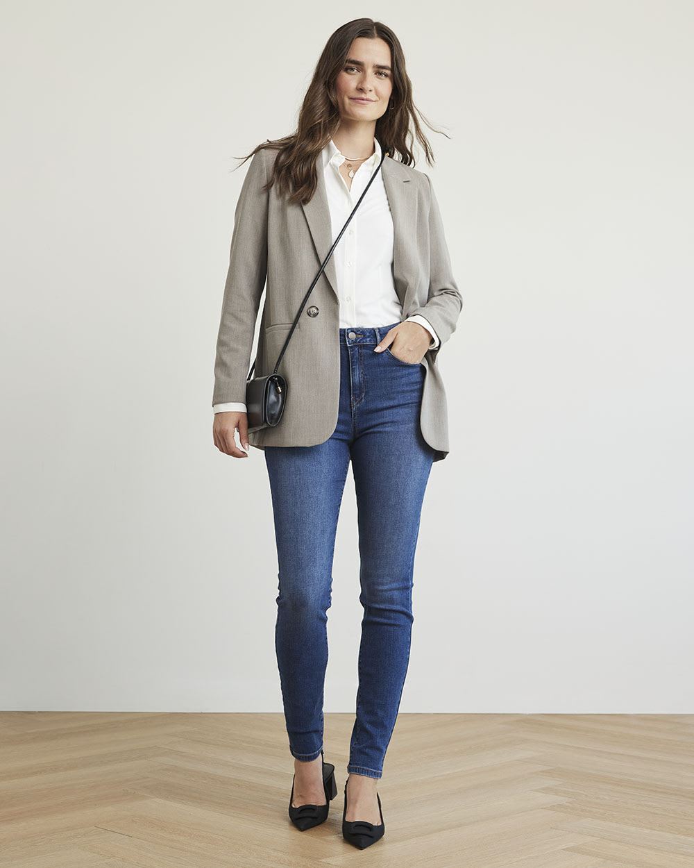 Medium Wash High-Rise Natalie Jegging - 32''