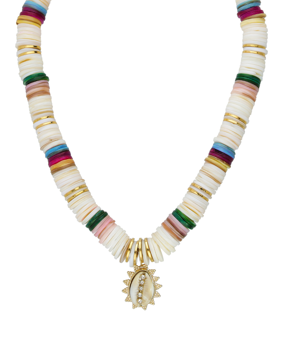 Hipanema EMBRUNS Gold & Multicolor Necklace