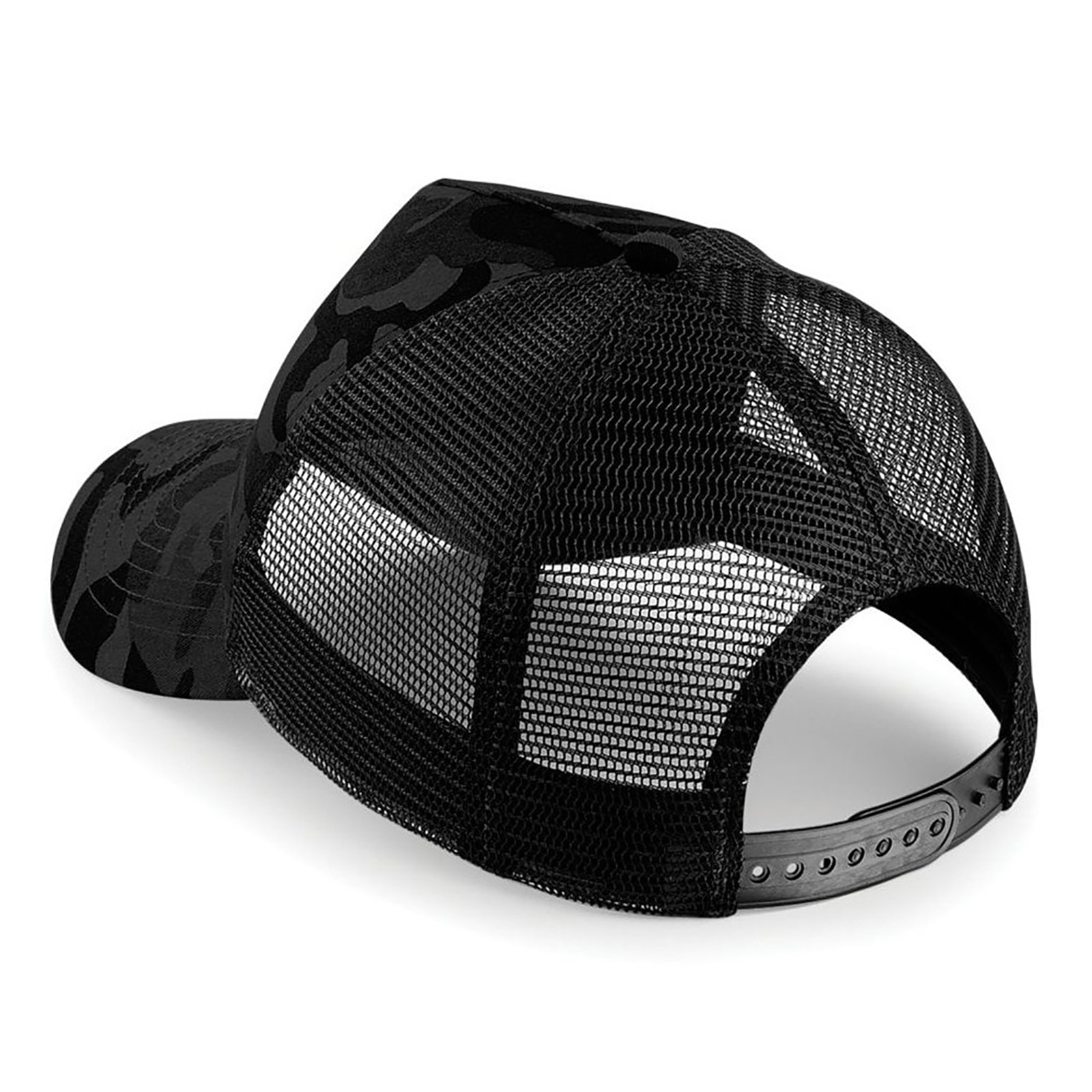 Beechfield - Retro Camouflage Snapback Trucker Cap (Pack of 2)