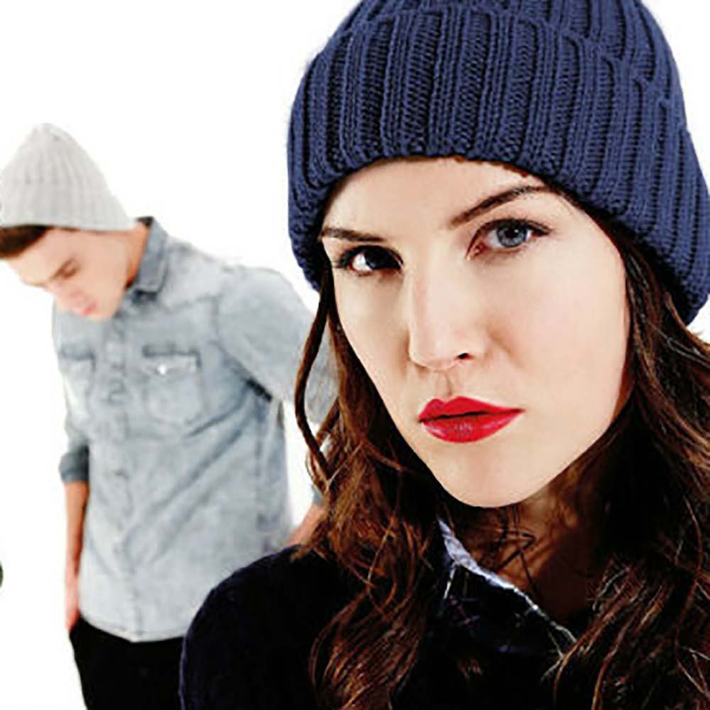 Beechfield - Unisex Chunky Ribbed Winter Beanie Hat