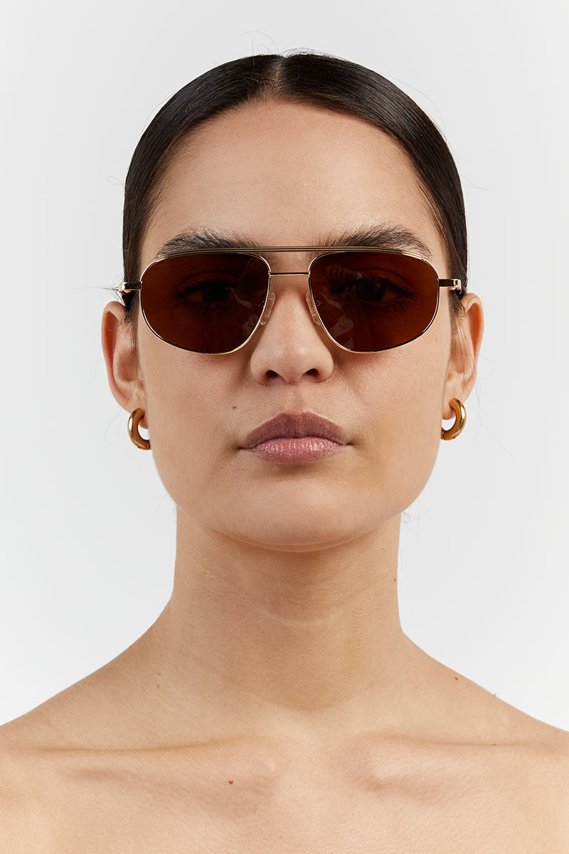 ARMS OF EVE BRONX GOLD SUNGLASSES