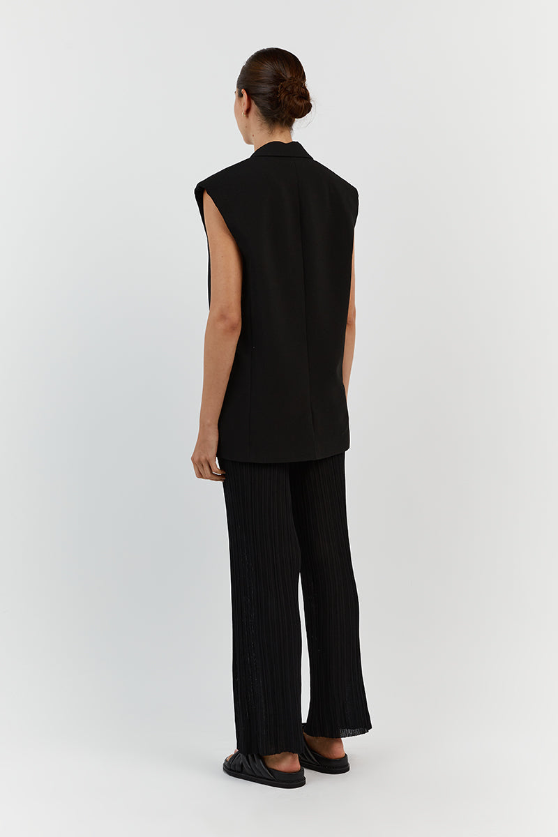 HARPER BLACK STRAIGHT LEG PANT