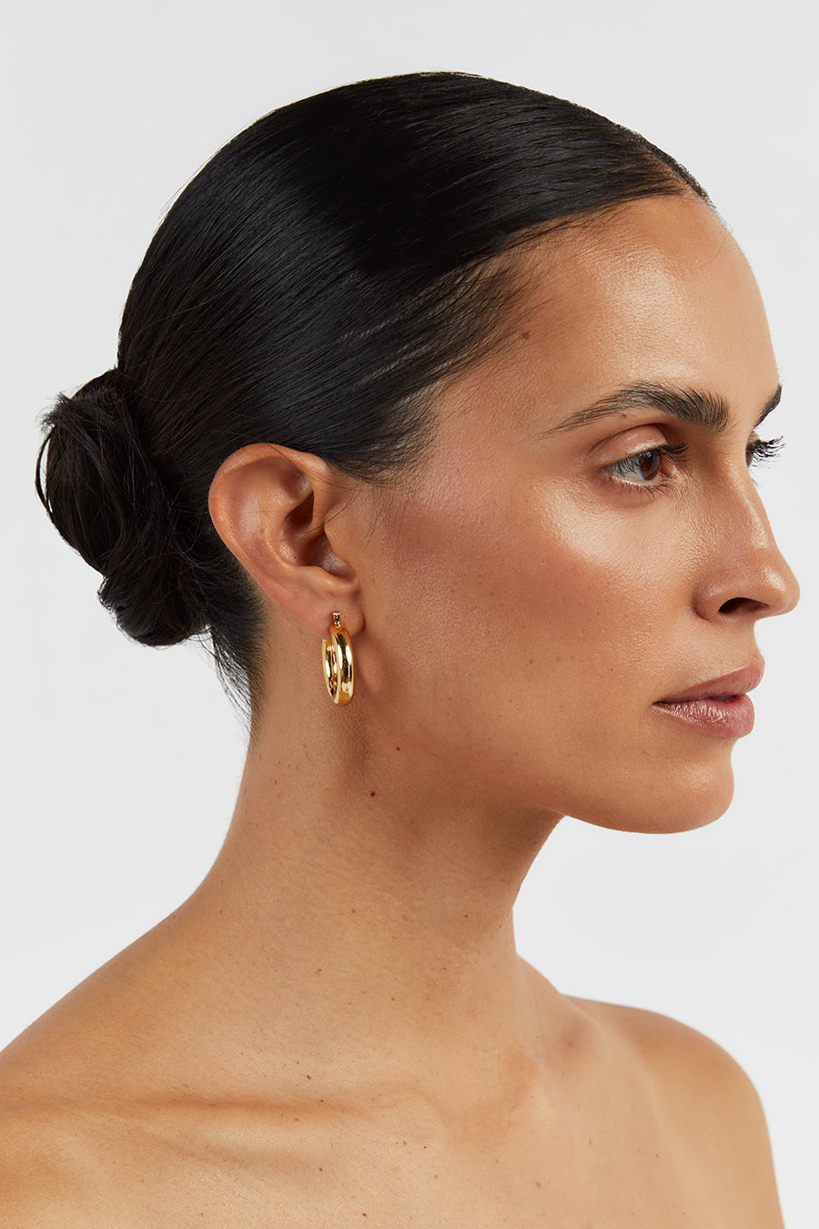 LUV AJ BABY AMALFI GOLD HOOPS