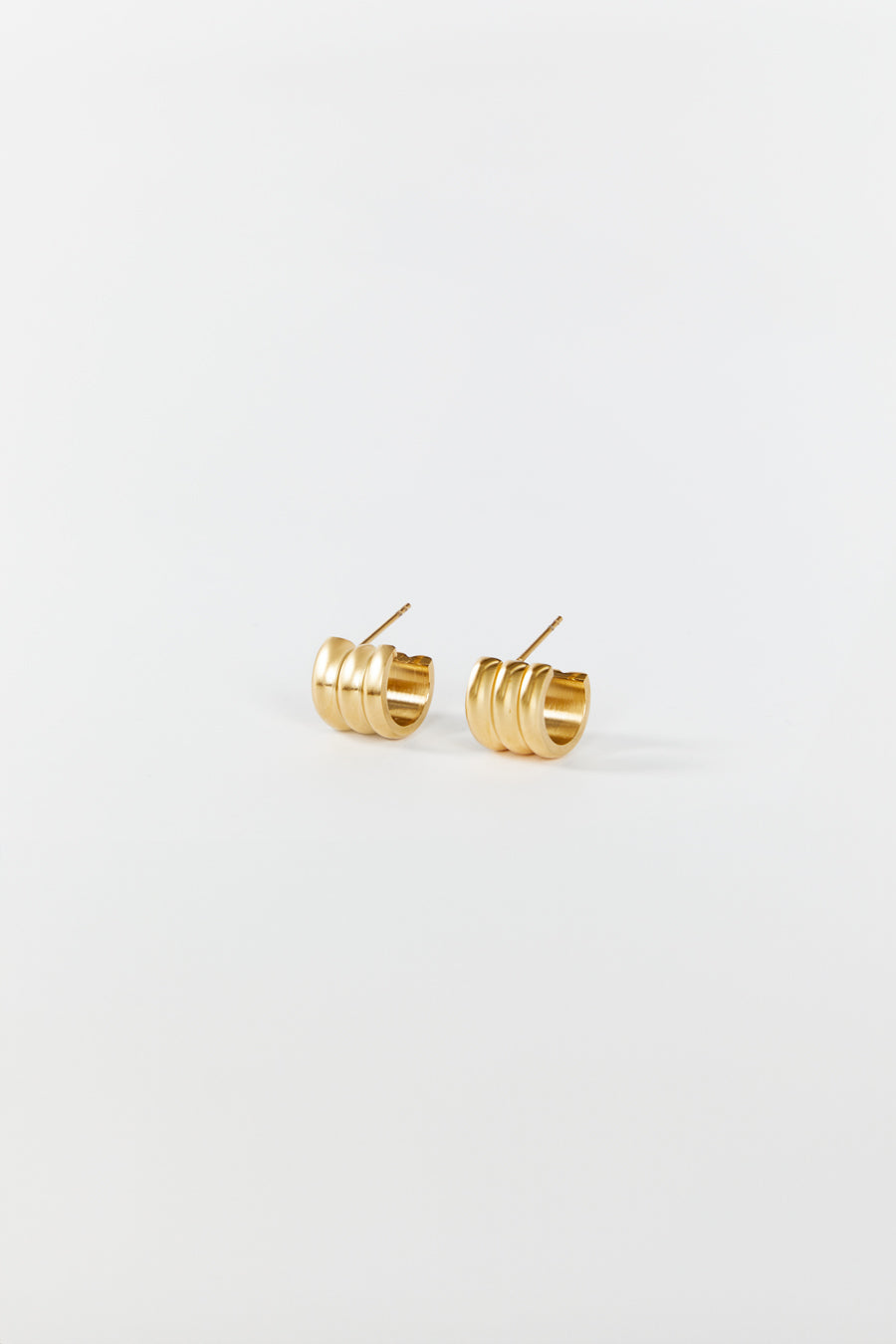 CENDRE LIV GOLD HOOP EARRINGS