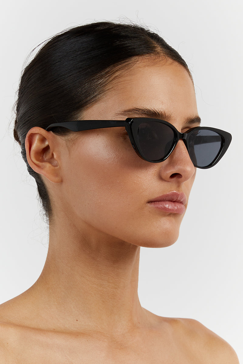 DAVIES BLACK CAT EYE SUNGLASSES