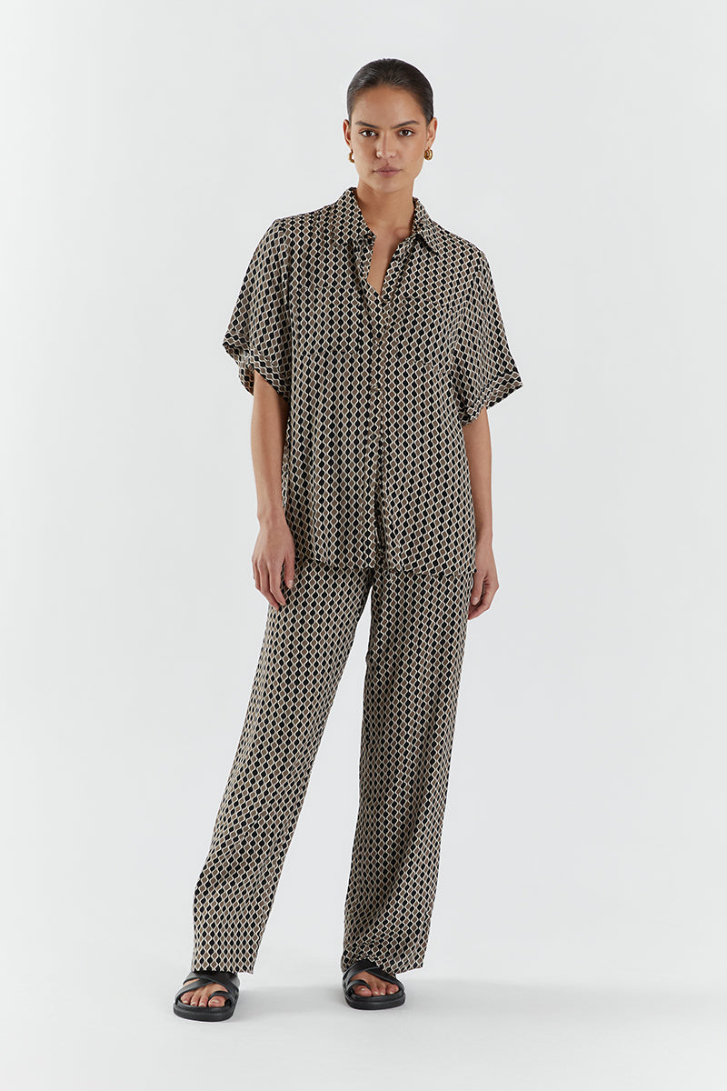 BROOKS GEO DRAWSTRING PANT