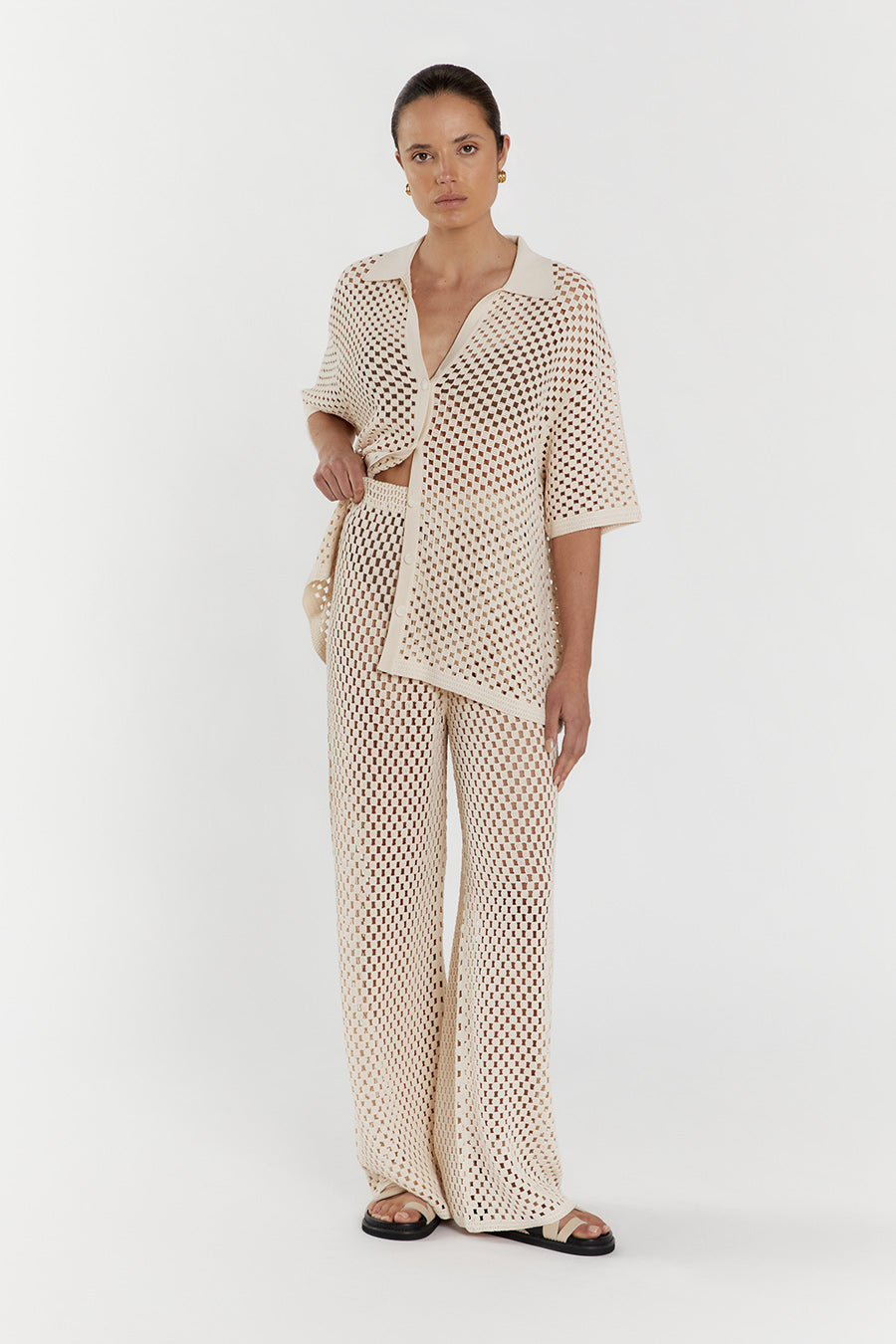 SONNY NATURAL CROCHET PANT