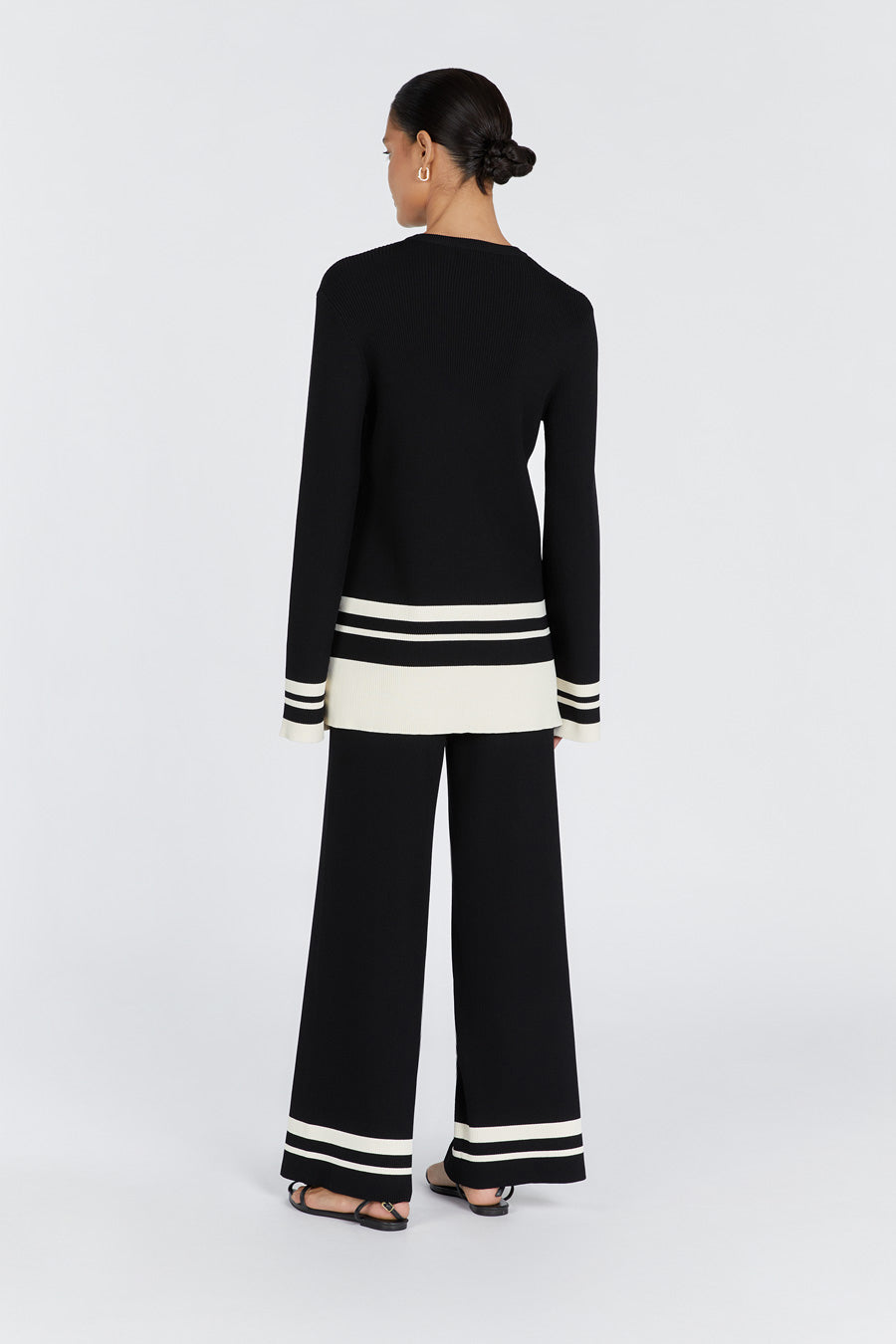 MADISON BLACK CONTRAST JUMPER