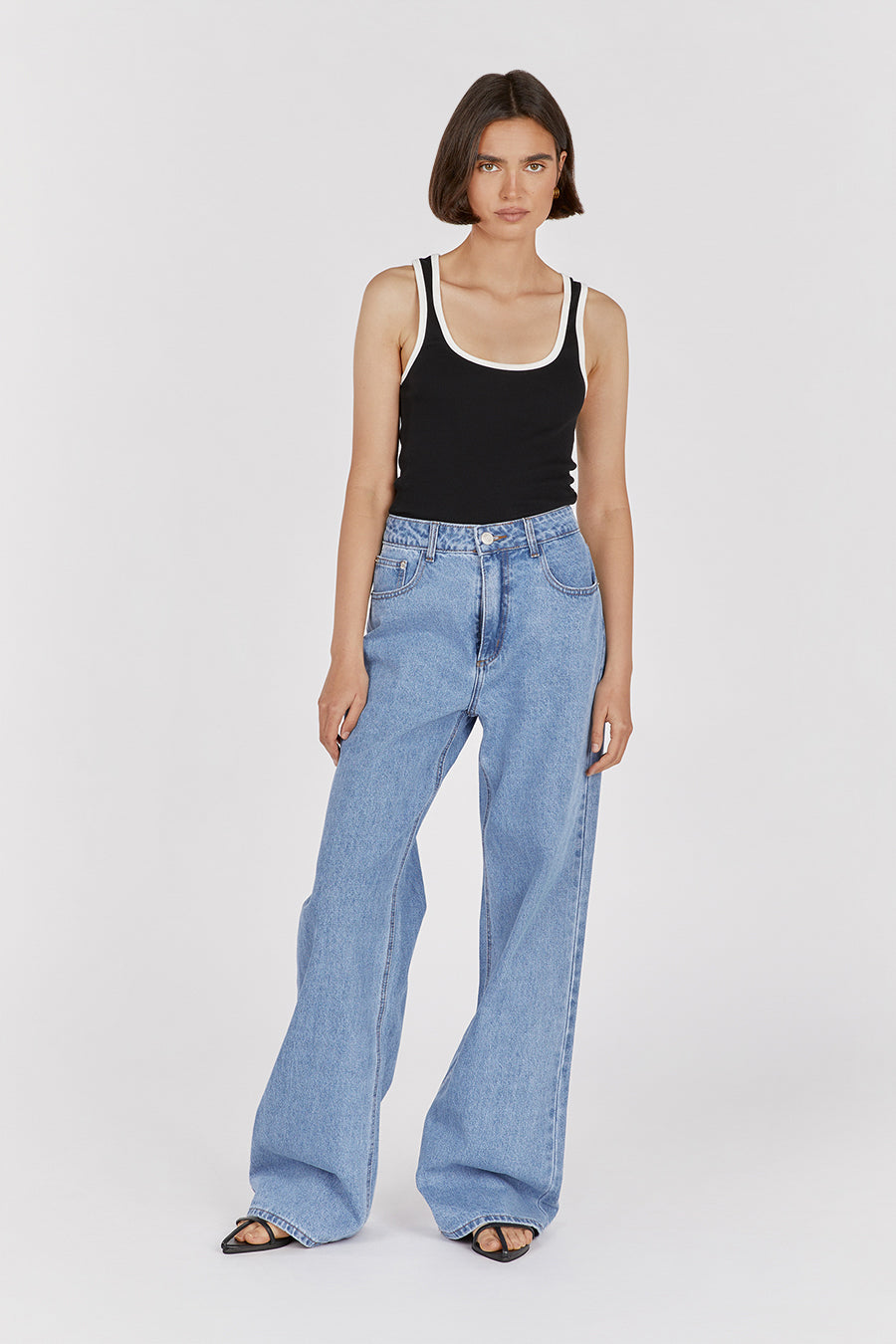 REAGAN VINTAGE BLUE SLOUCHY DENIM JEAN