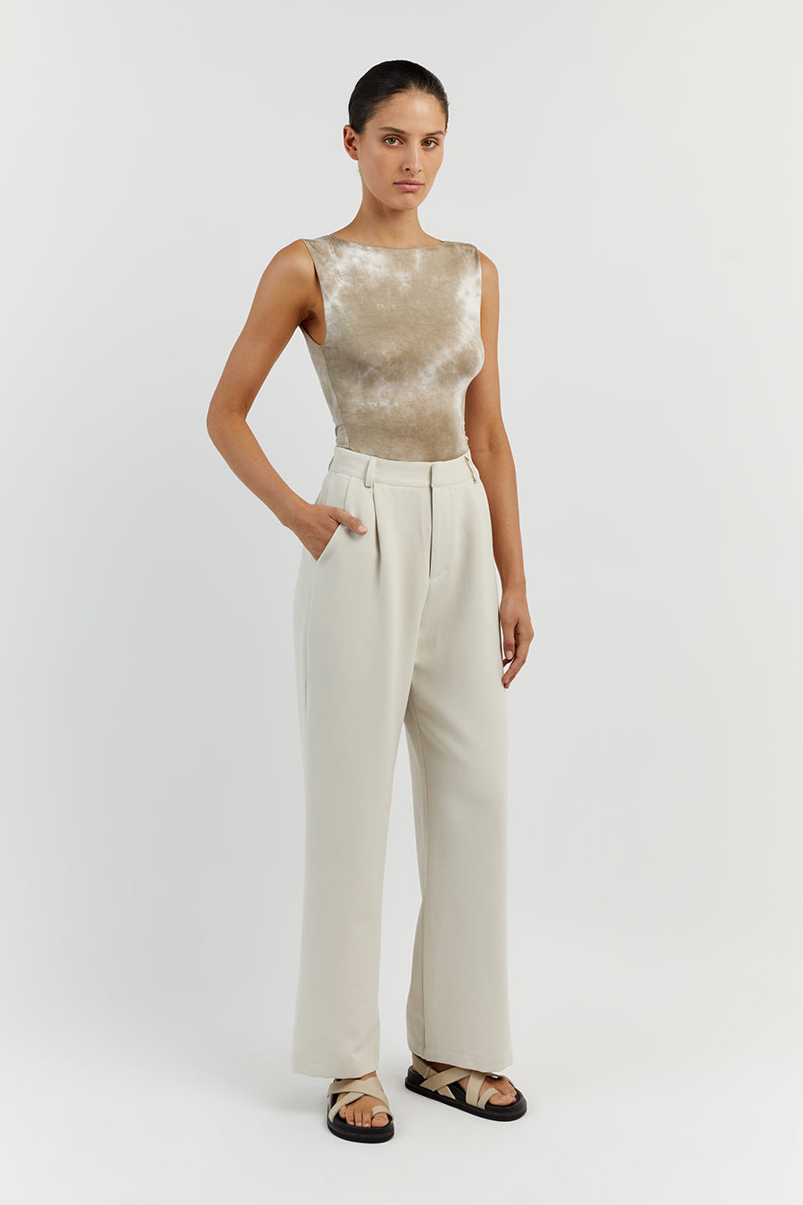 CASPER MOSS TIE DYE SLEEVELESS TANK