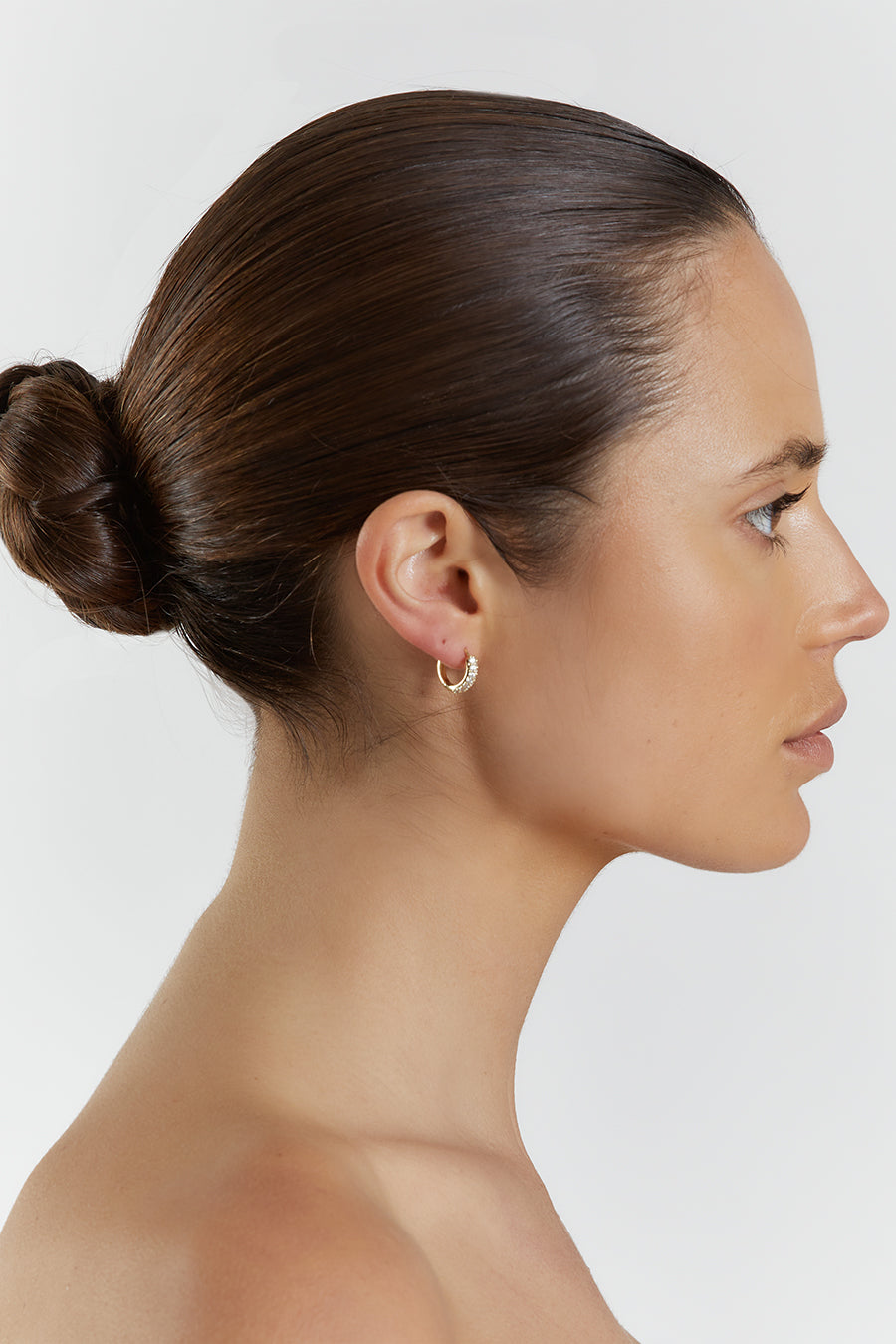 LUV AJ THE BABY PAVE HUGGIES GOLD