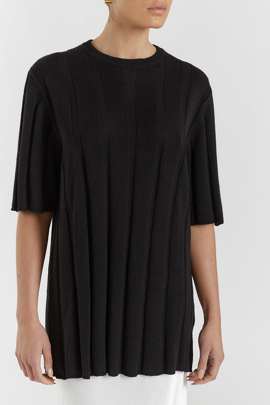 EMERY BLACK OVERSIZED TEE