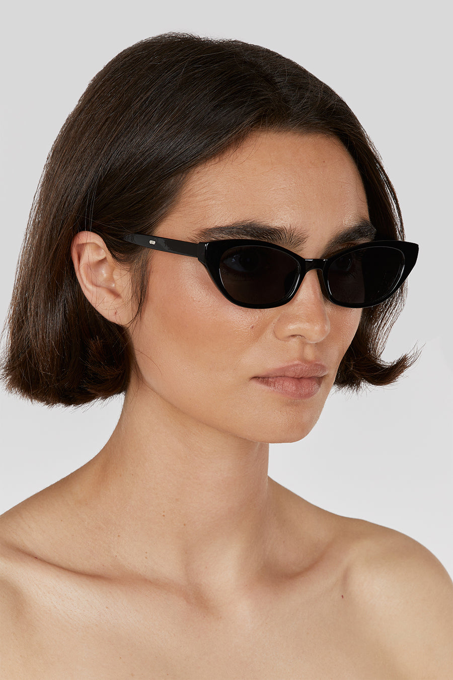 BENJI BLACK CAT EYE SUNGLASSES
