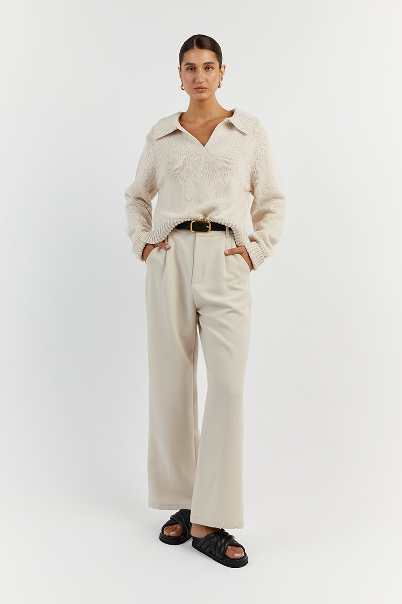 COLBIE STONE KNIT JUMPER