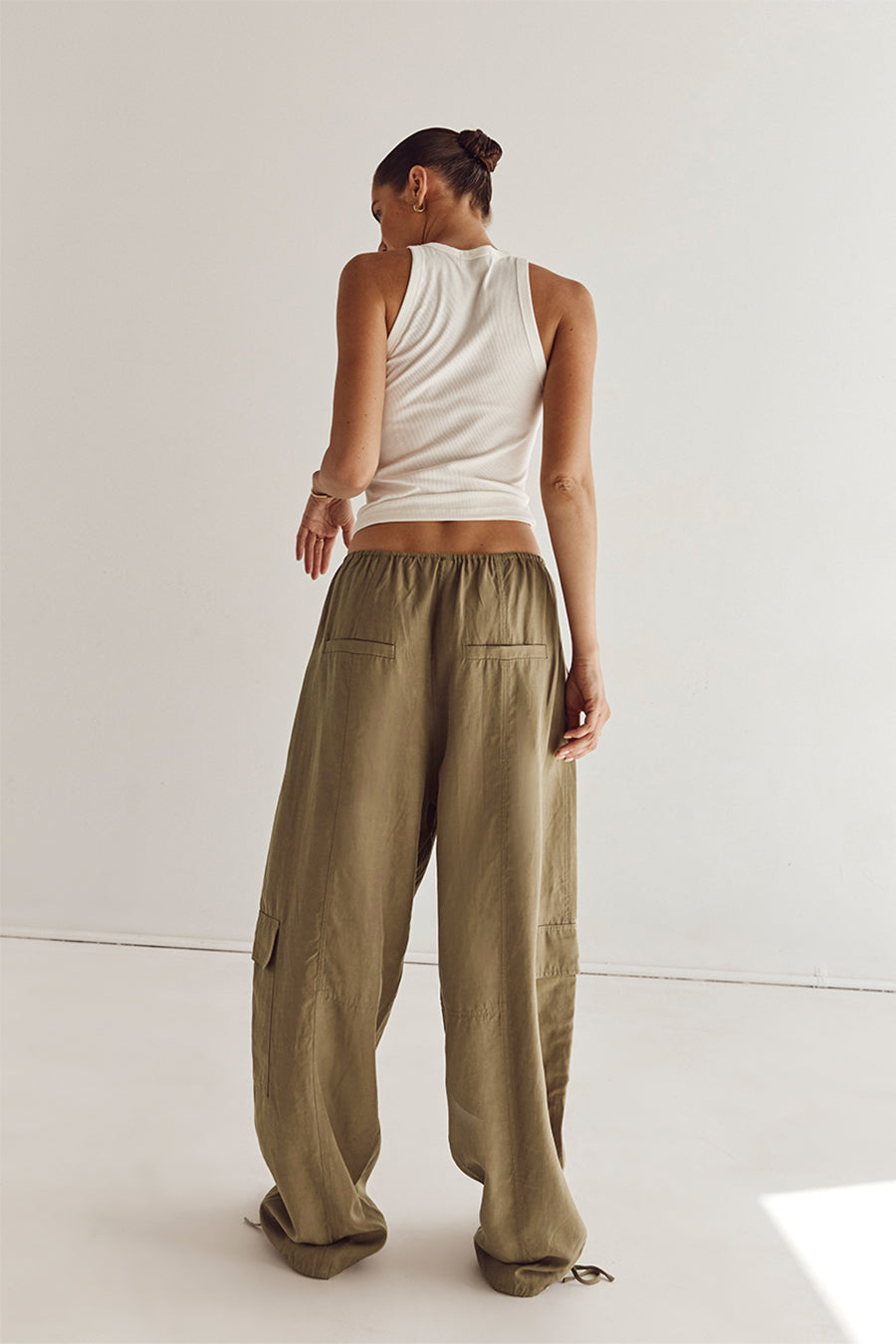 HEIDI FERN TENCEL BLEND CARGO PANT