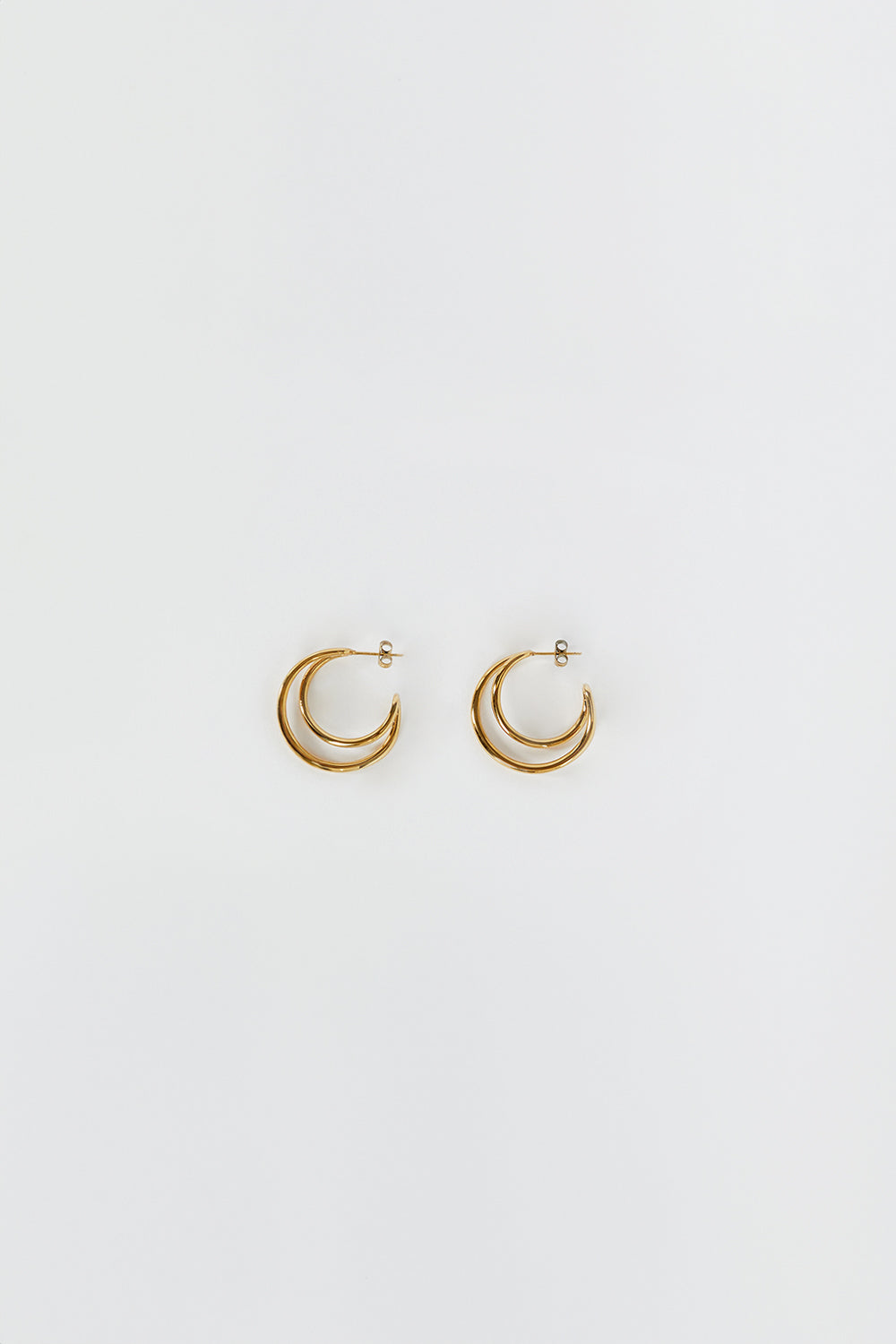 PORTER HARMONY GOLD HOOP EARRINGS