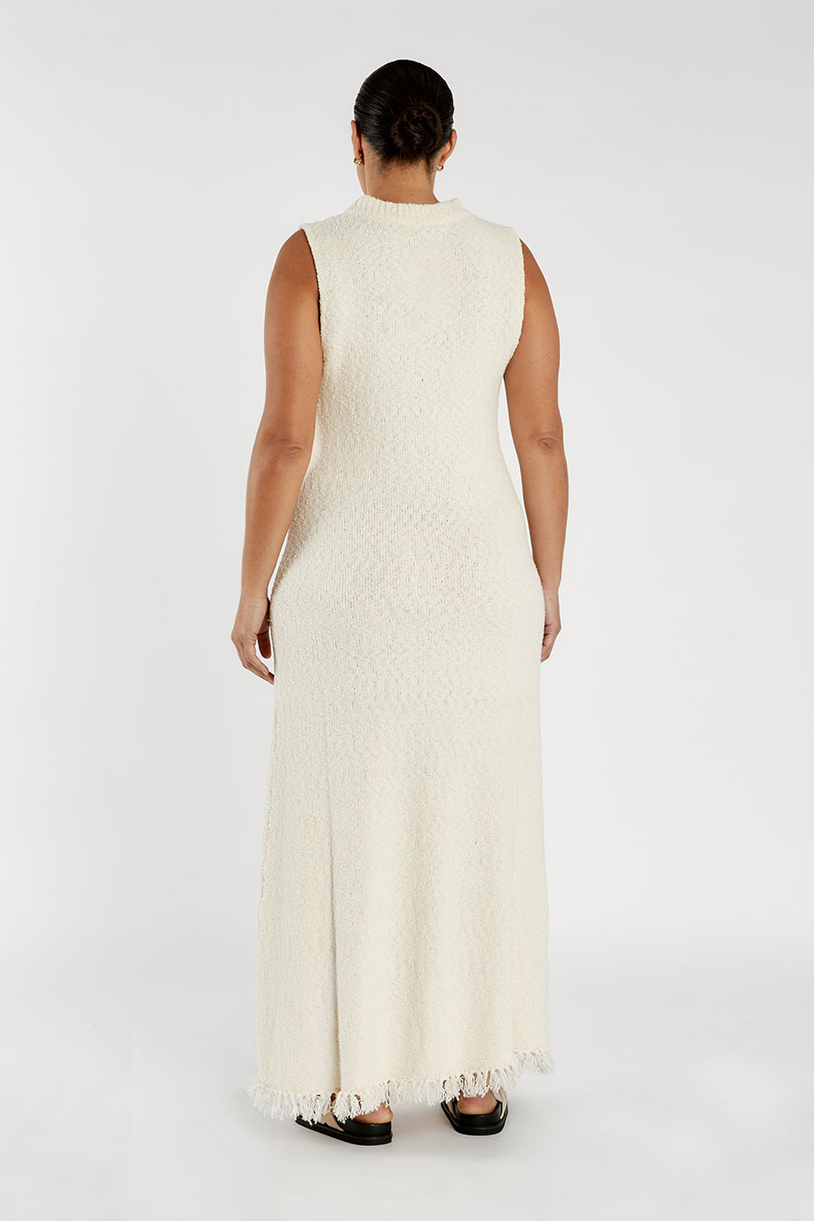 DAKOTA NATURAL HIGH NECK MAXI DRESS