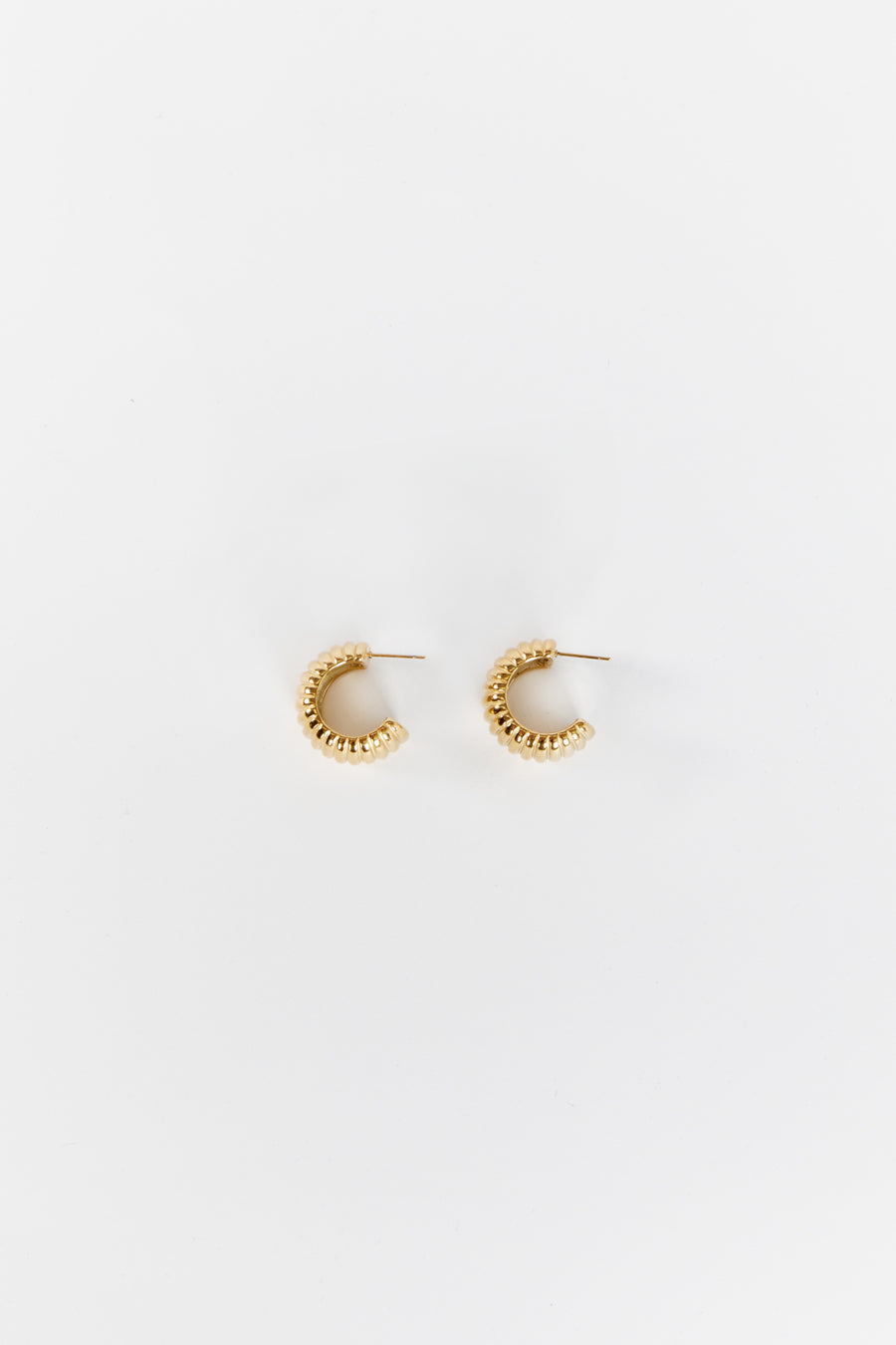 CENDRE FRANKIE GOLD HOOP EARRINGS