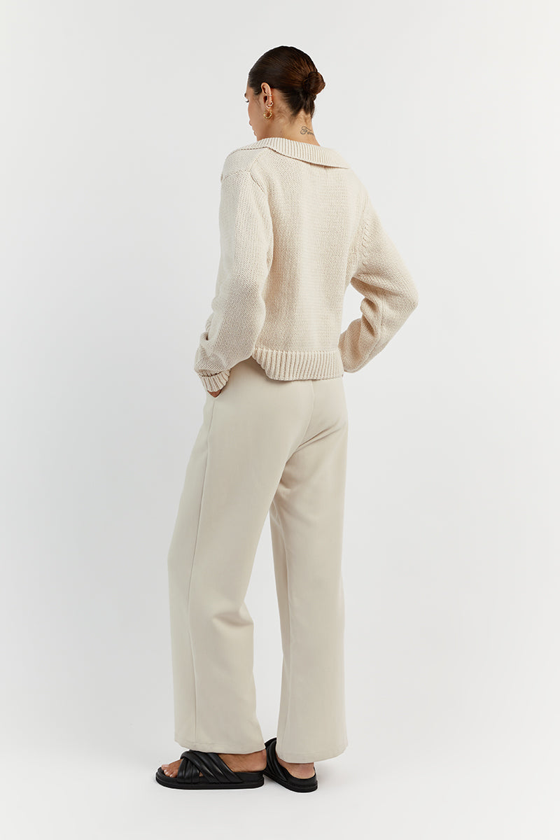 COLBIE STONE KNIT JUMPER