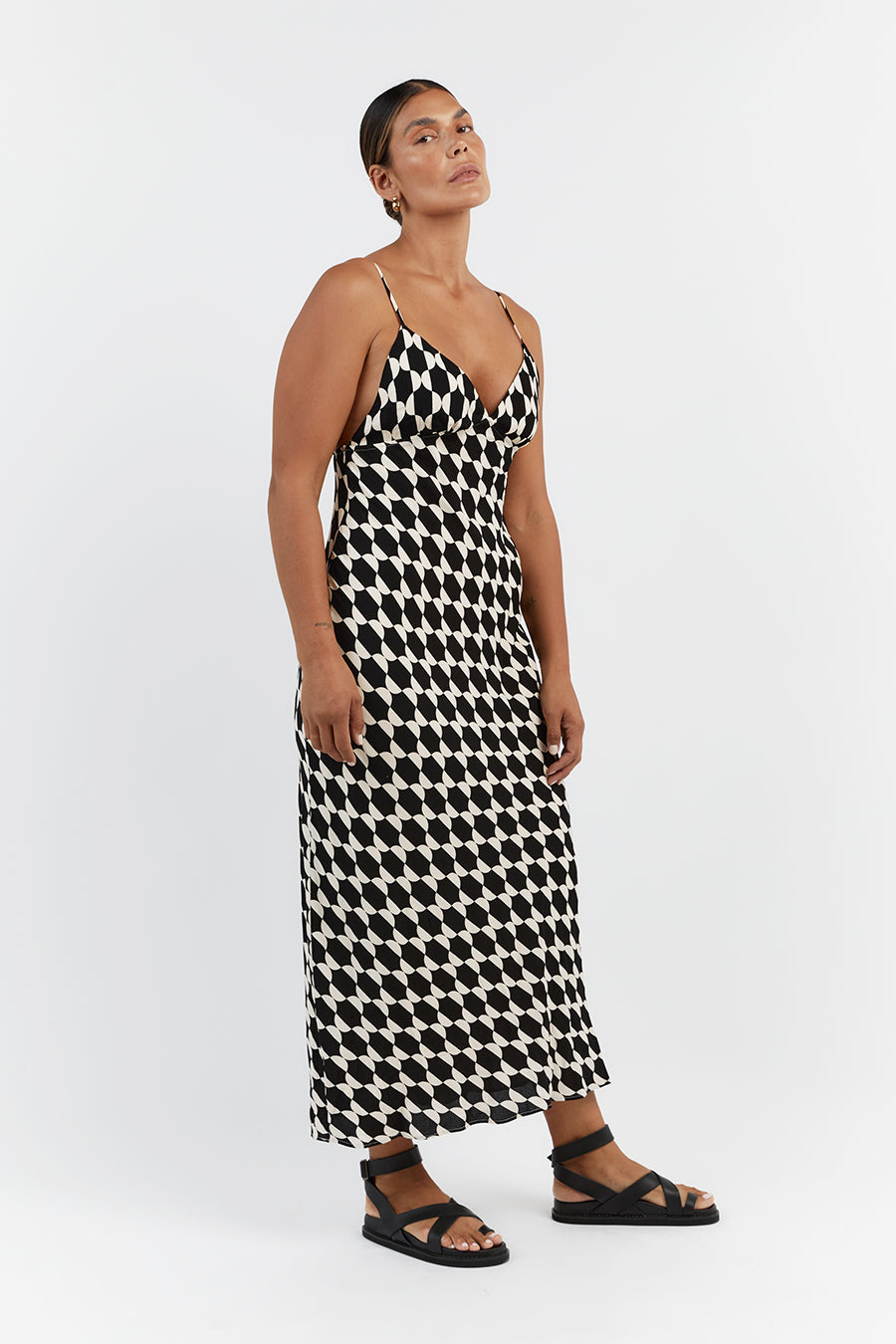 HATTIE SLIP MIDI DRESS