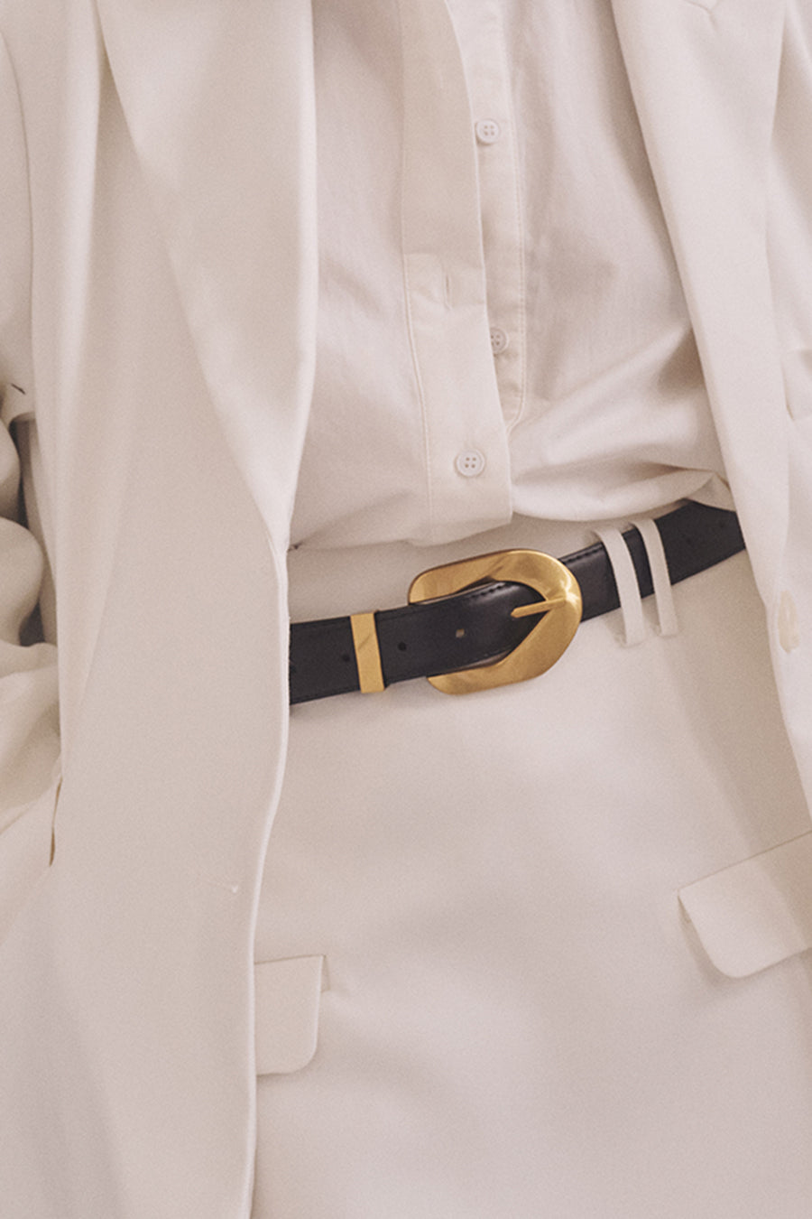 ALBURY BLACK & GOLD BELT