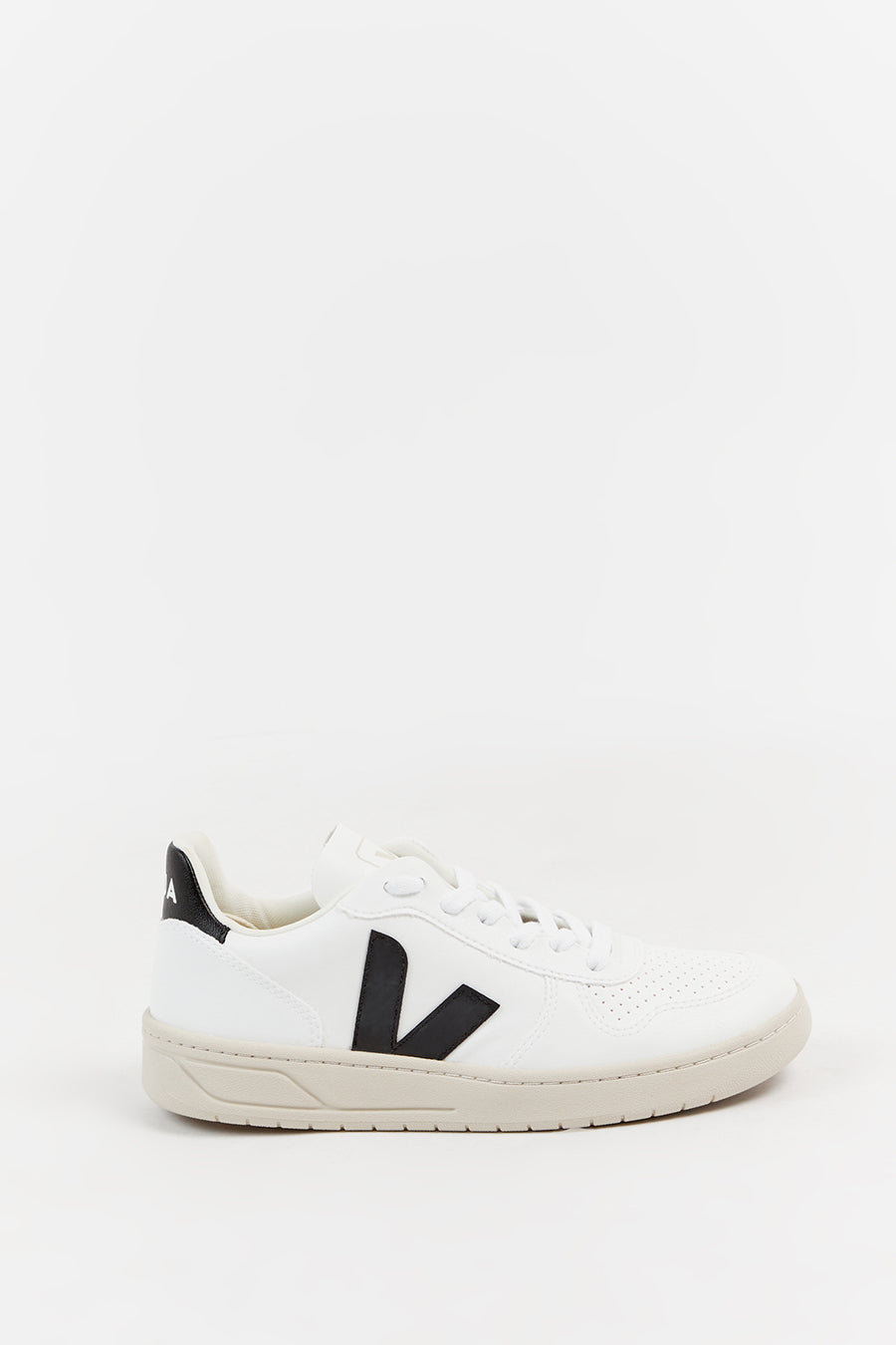 VEJA V-10 CWL WHITE BLACK