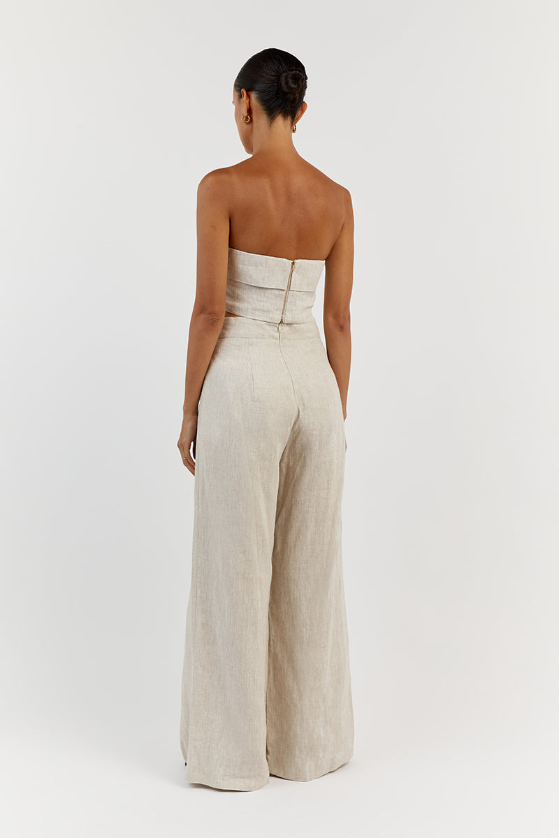 LILY NATURAL LINEN CORSET