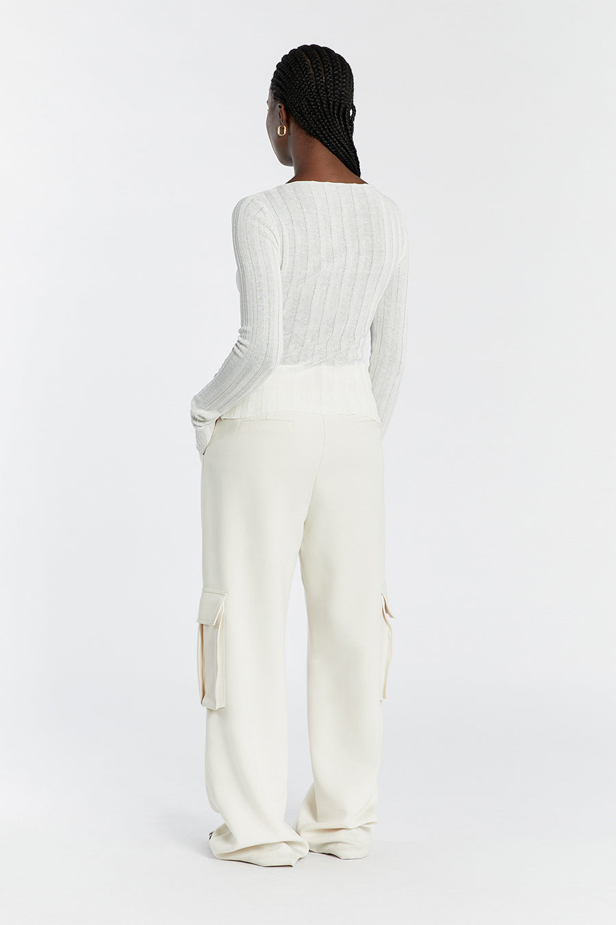 GOLDIE OFF WHITE LONG SLEEVE TOP