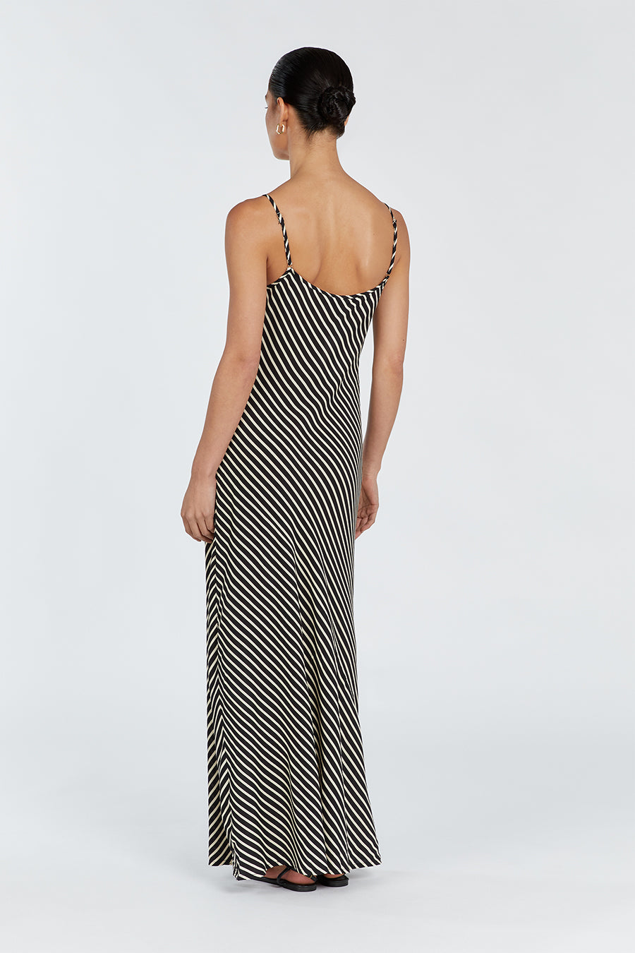 RORY STRIPE SCOOP MAXI DRESS