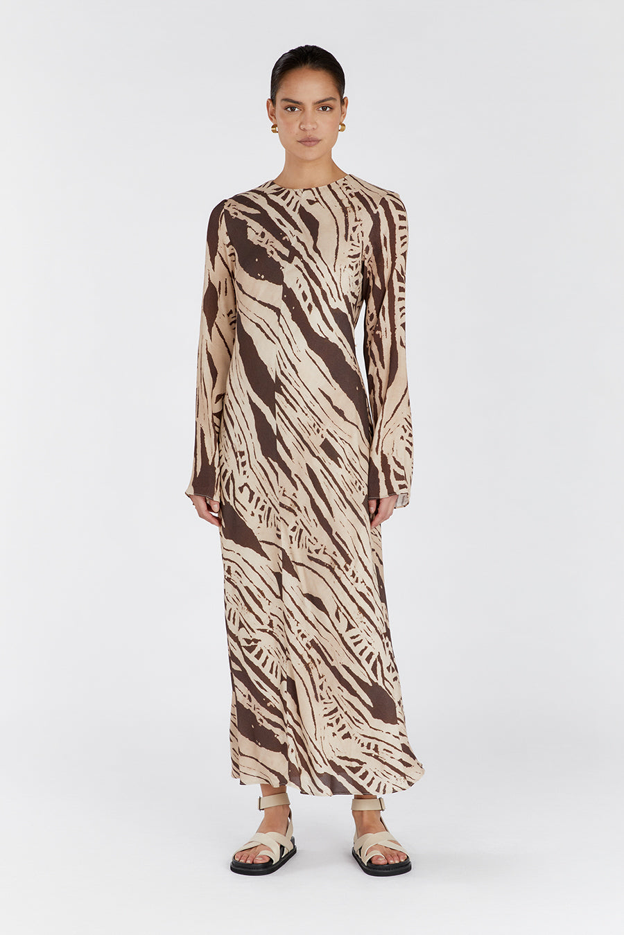 QUINN SLEEVED SLIP DRESS