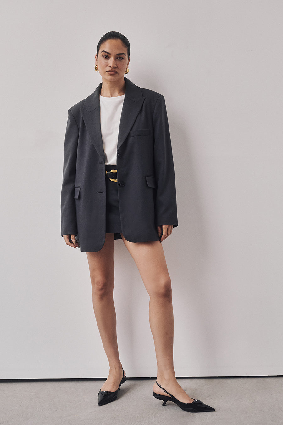 HARLEY SLATE BOYFRIEND BLAZER