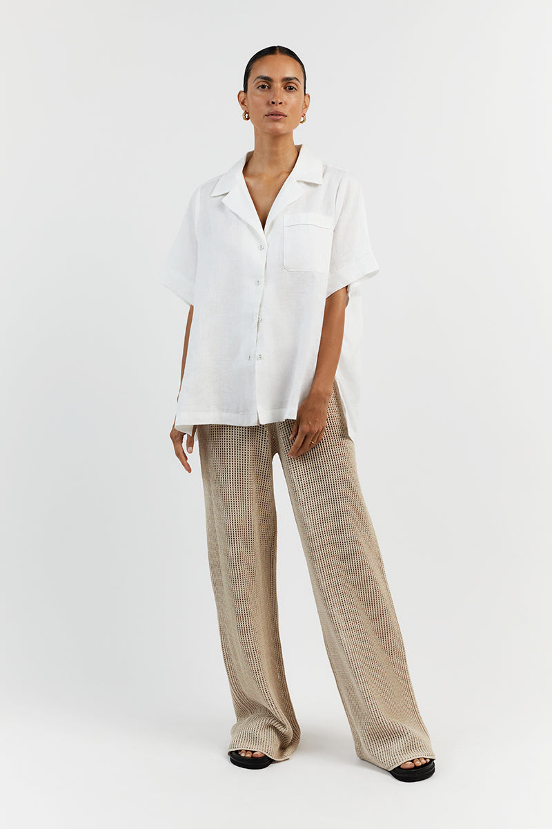 OPHELIA STONE CROCHET PANT