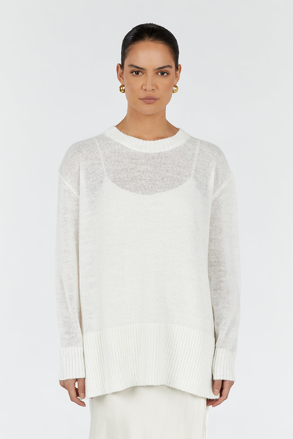 LOLA CREAM KNIT JUMPER