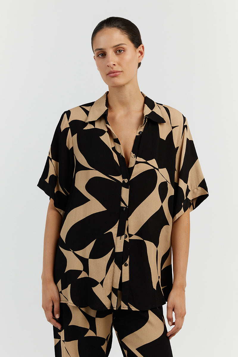 MAPLE CAMEL VACATION SHIRT