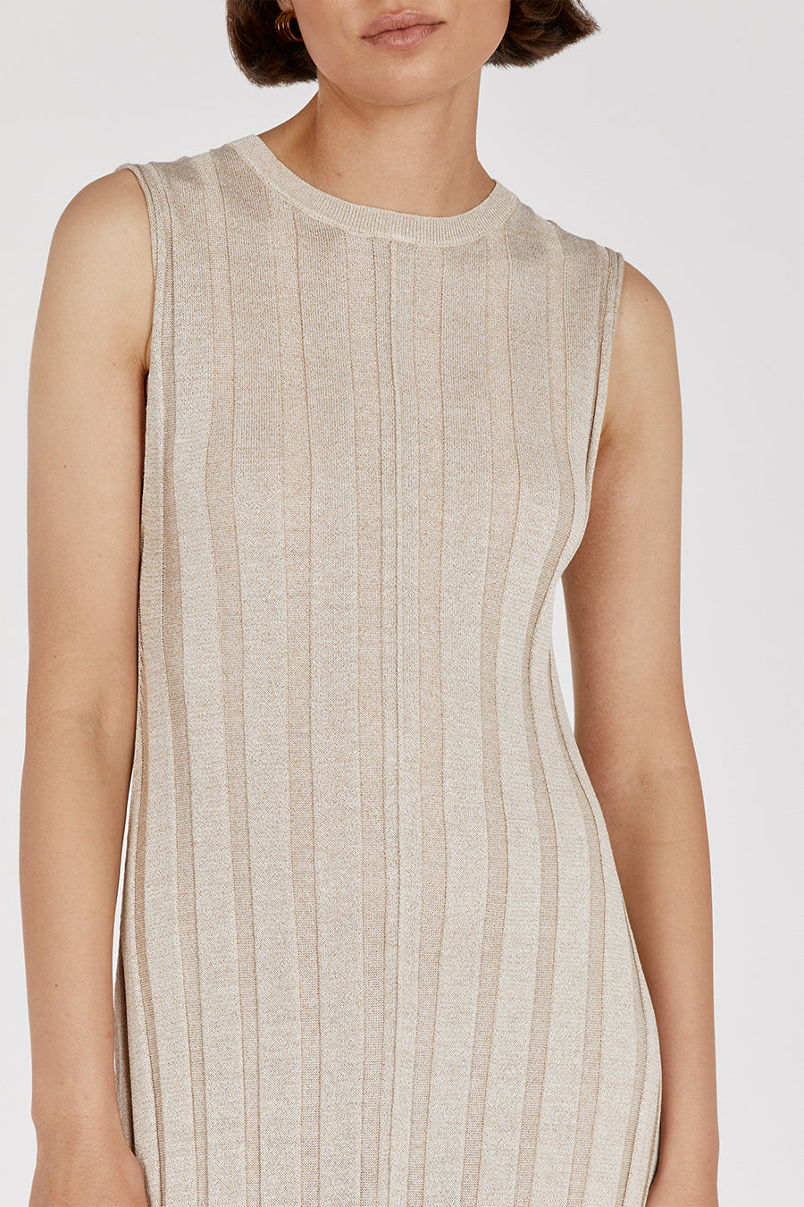 EDEN NATURAL SLEEVELESS MAXI DRESS