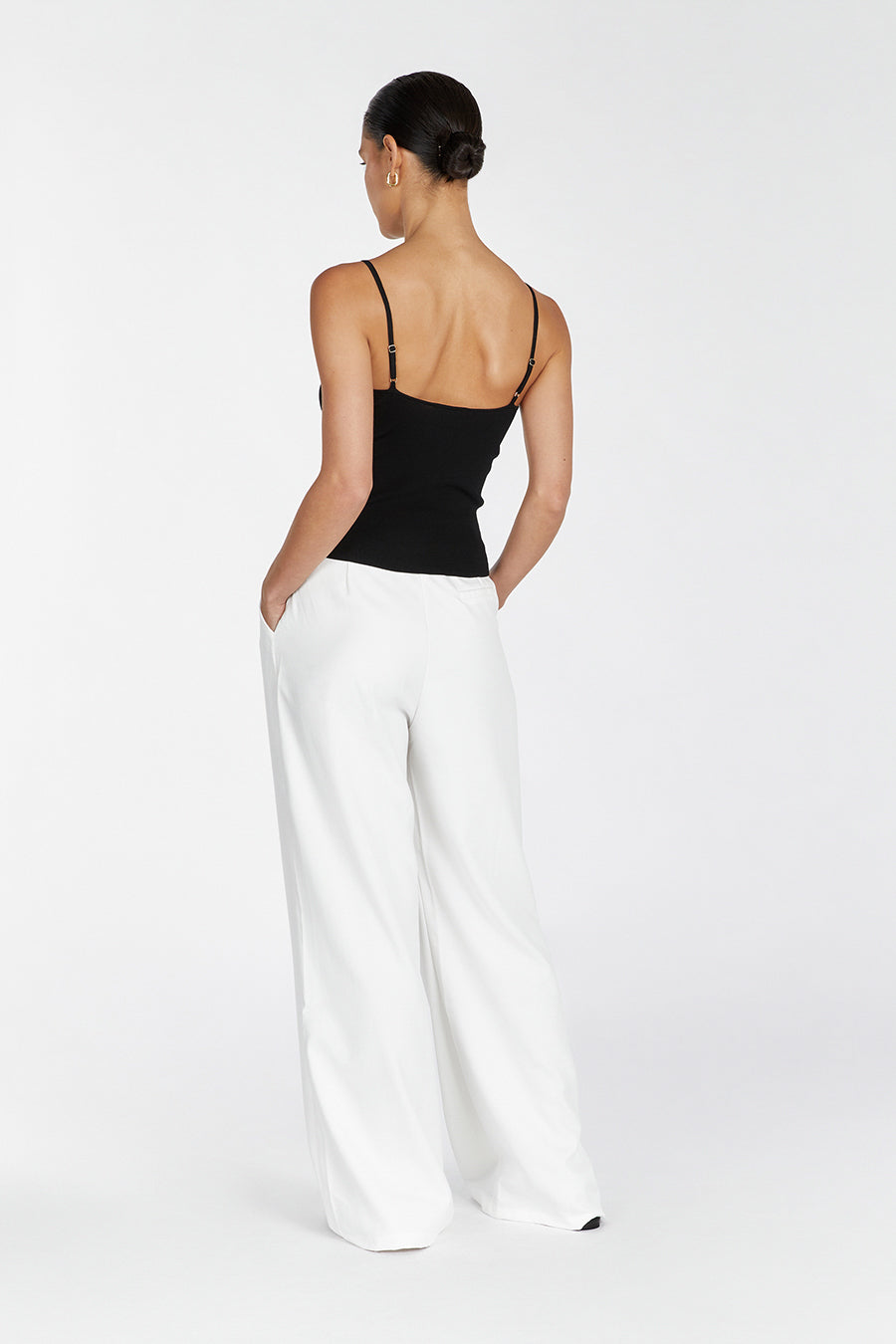 TAYLOR BLACK KNIT TANK