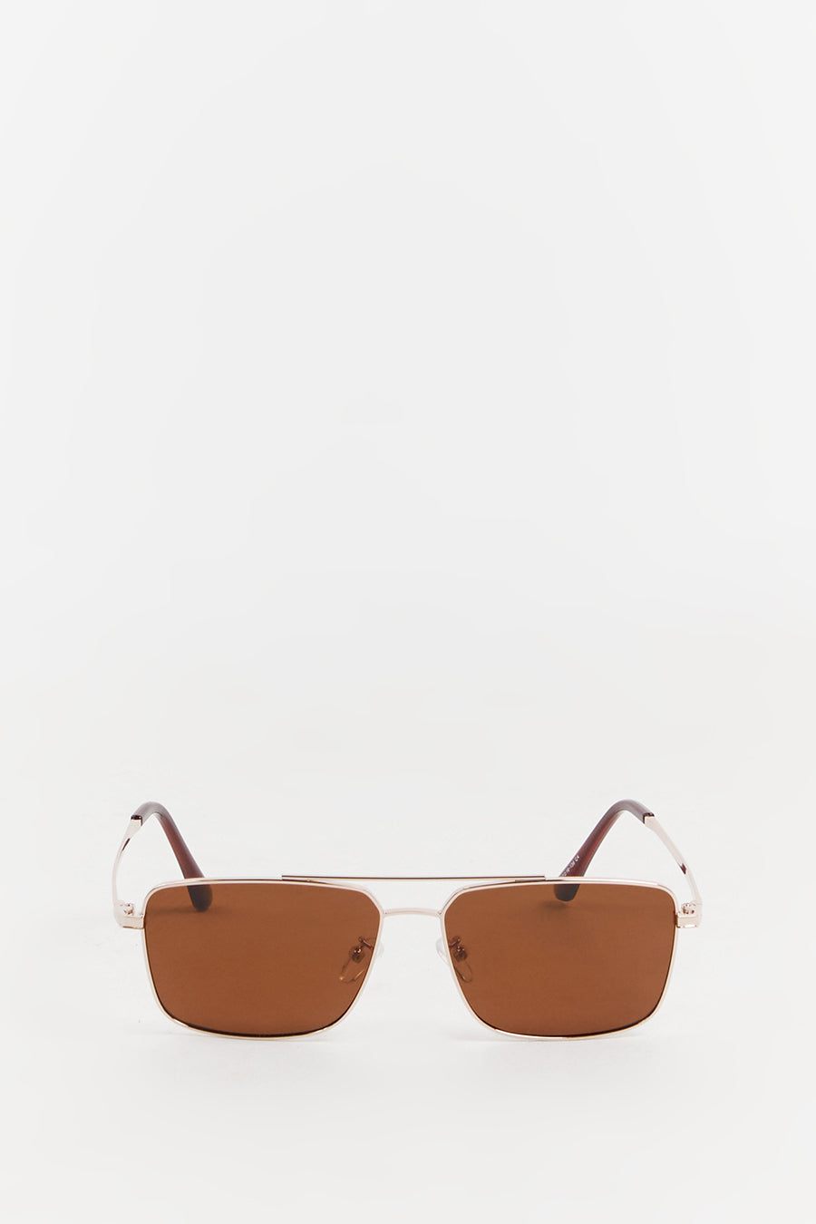 NIXON GOLD RECTANGLE SUNGLASSES