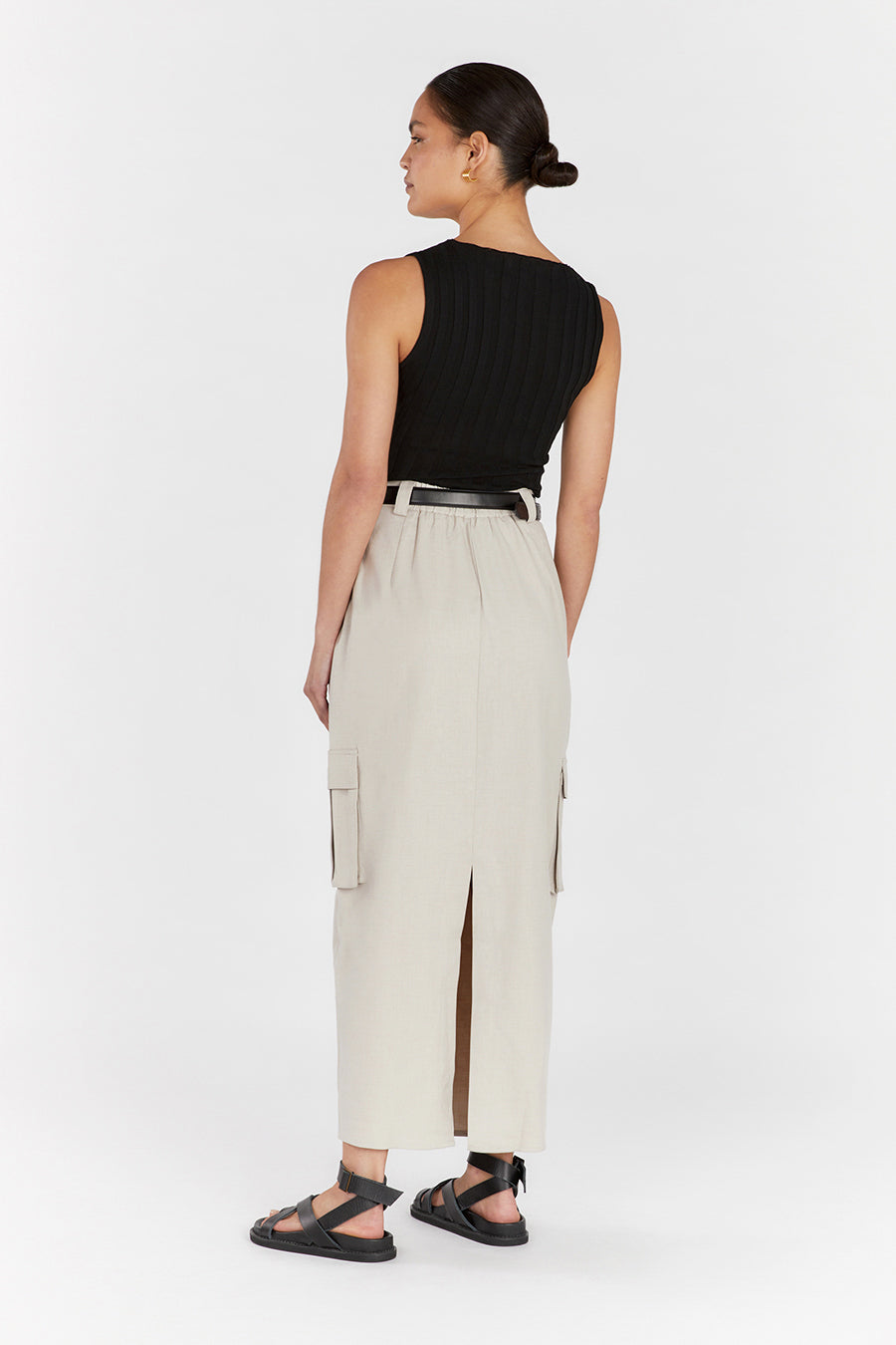 HARLEY STONE CARGO MIDI SKIRT