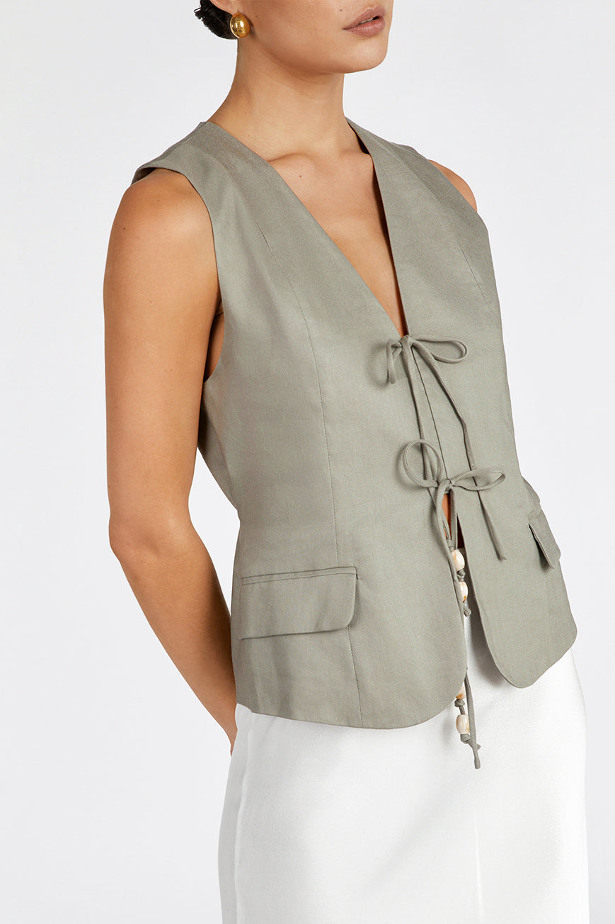 LUCCA VINE TIE VEST