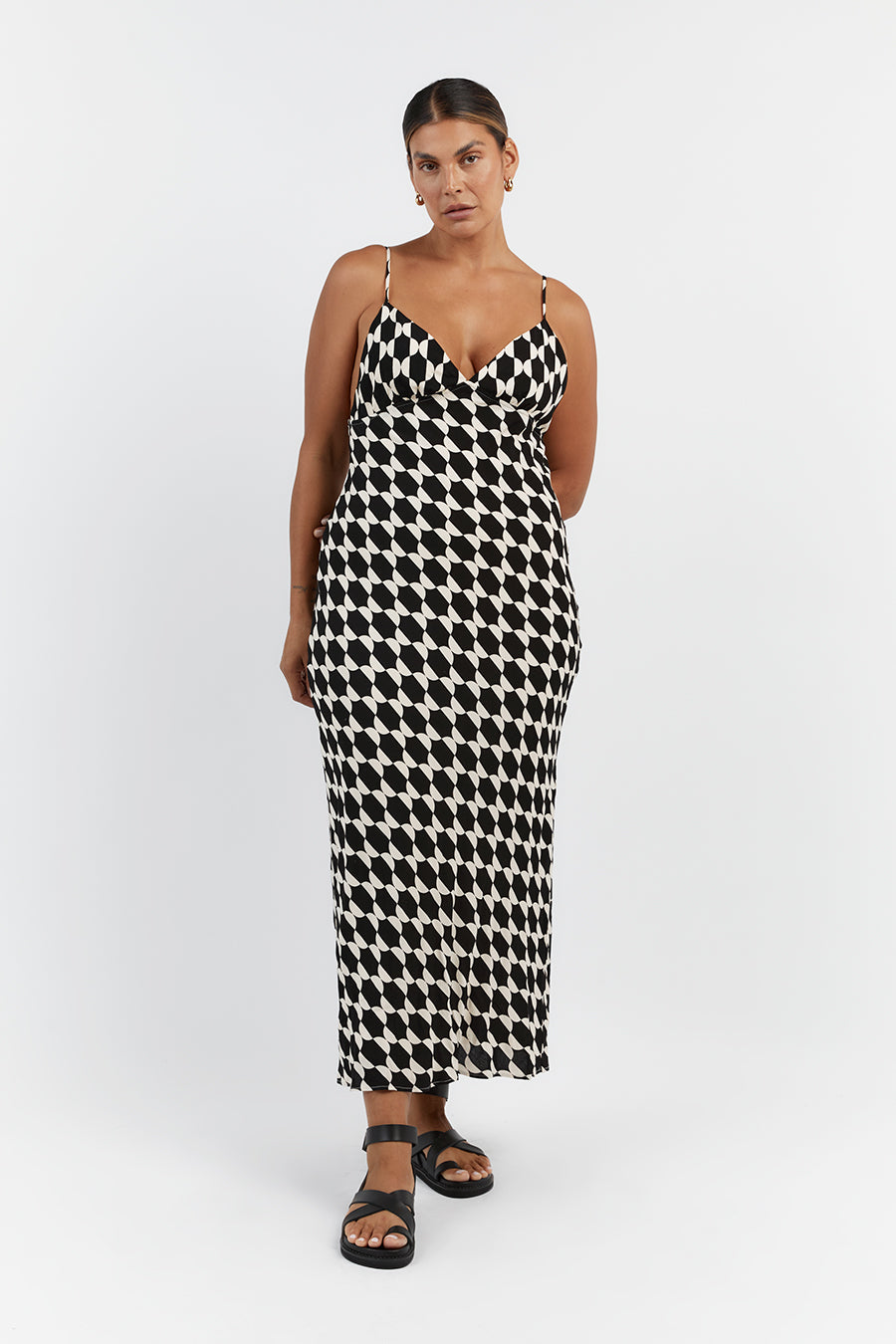 HATTIE SLIP MIDI DRESS