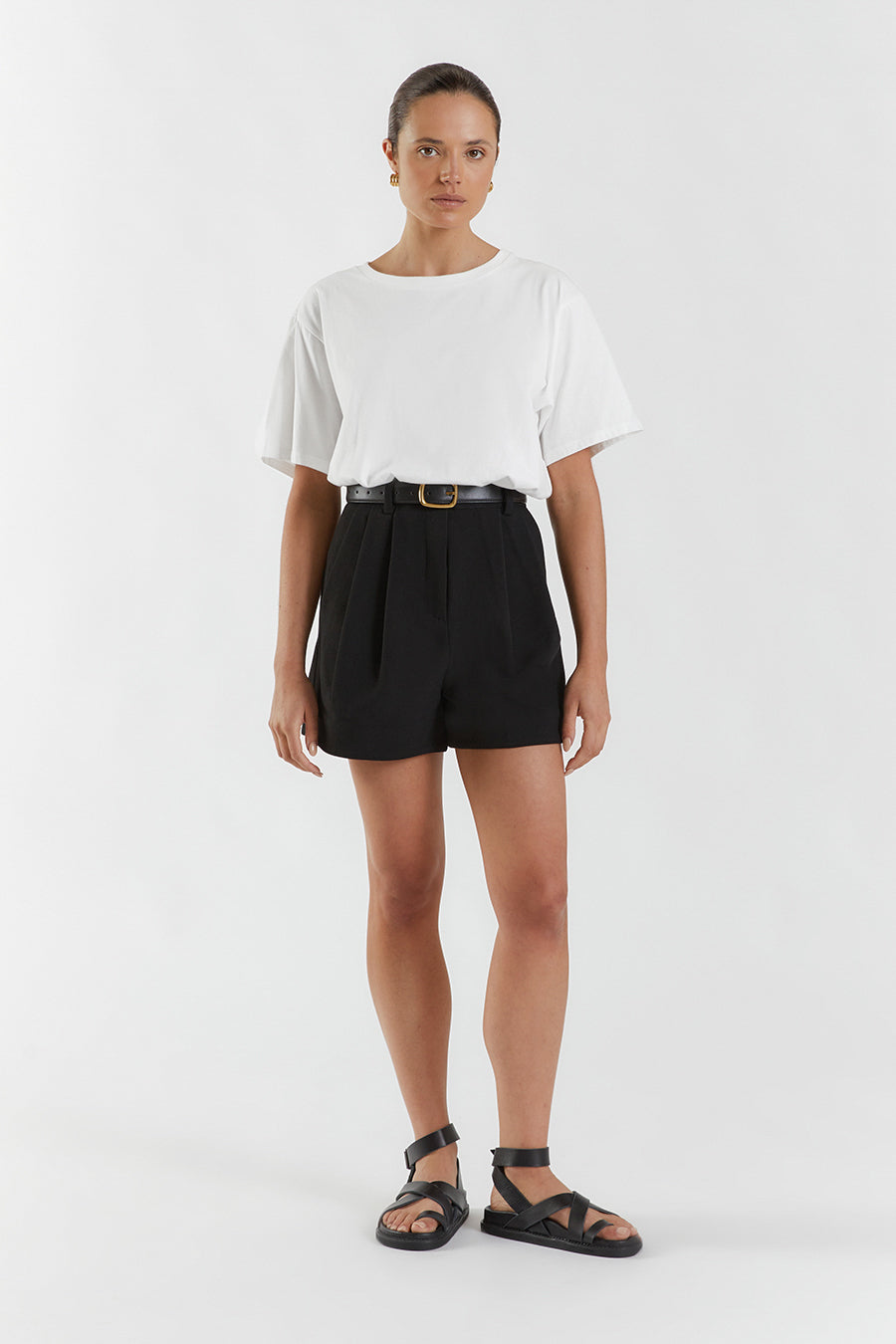 ROWAN TAILORED BLACK SHORT