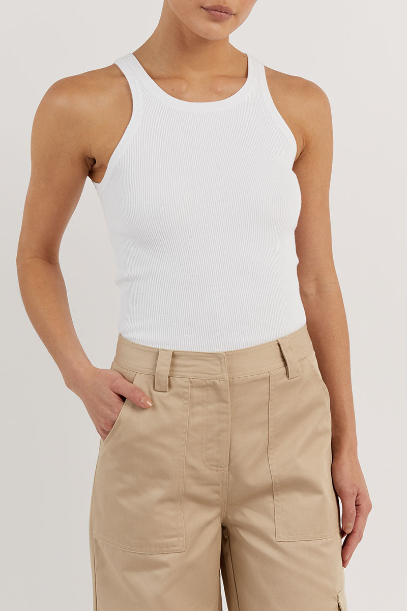 RUBY BEIGE COTTON CARGO PANT